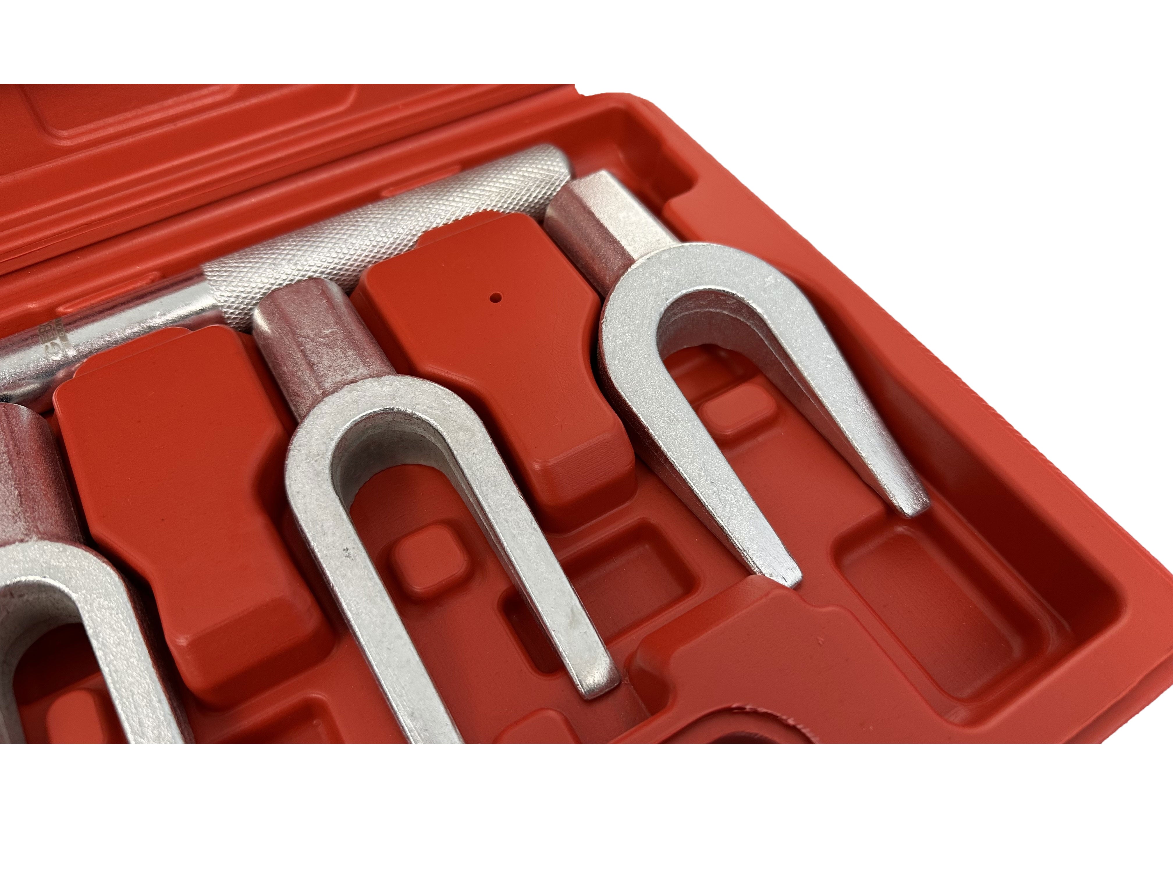 Sada pák a vidlíc na demontáž čapov, guľových kĺbov a koncoviek riadenia – Gebo Tools