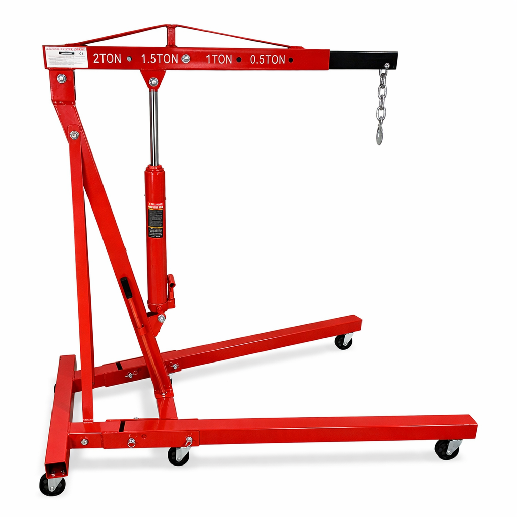 Dielenský hydraulický žeriav - žirafa 2t, skladací, Gebo Tools