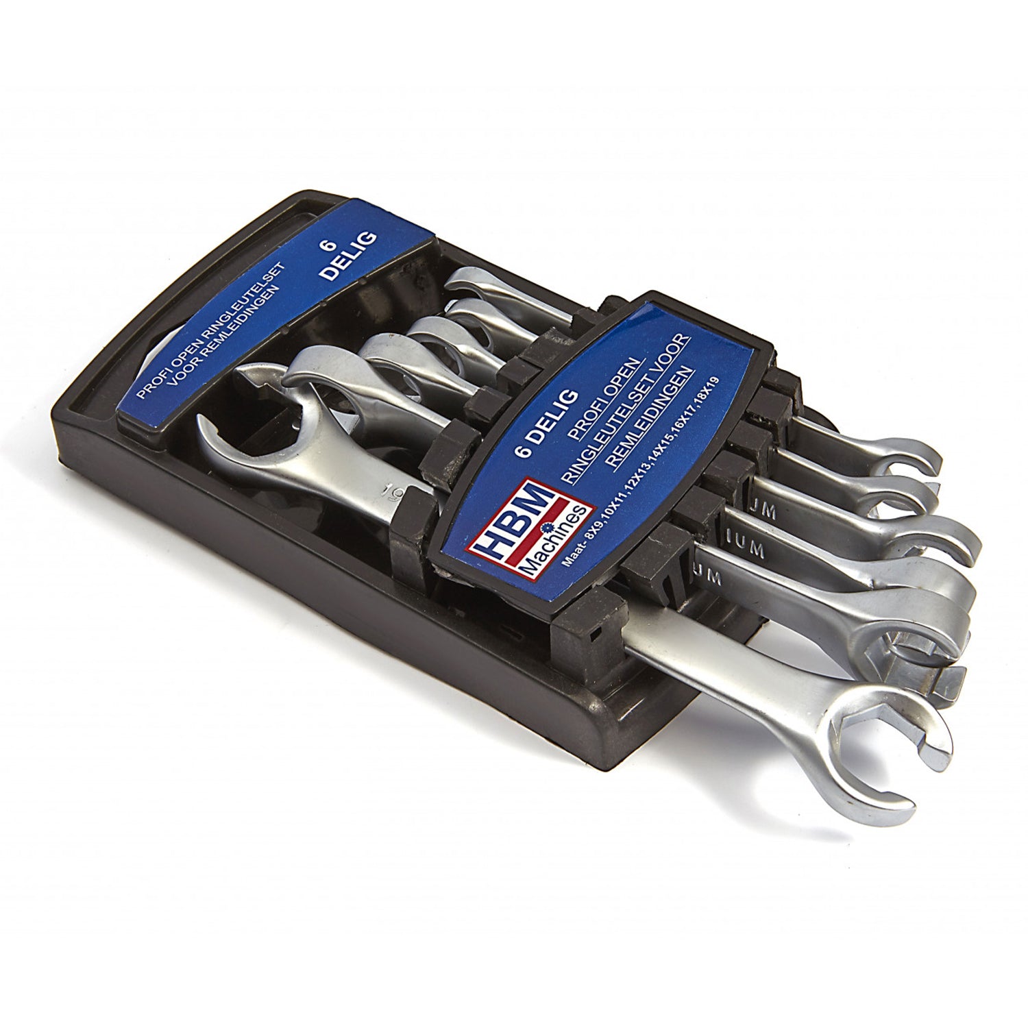 Sada kľúčov na brzdové potrubia 8 - 19mm 5ks HBM Machines Holandsko