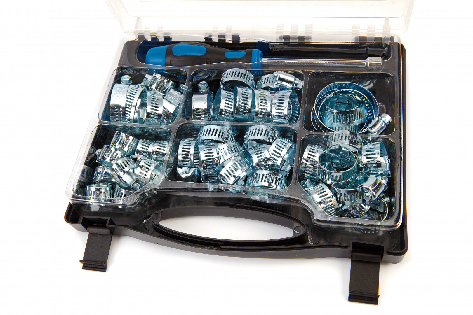 Sada kovových spon so skrutkovačom 50 kusov