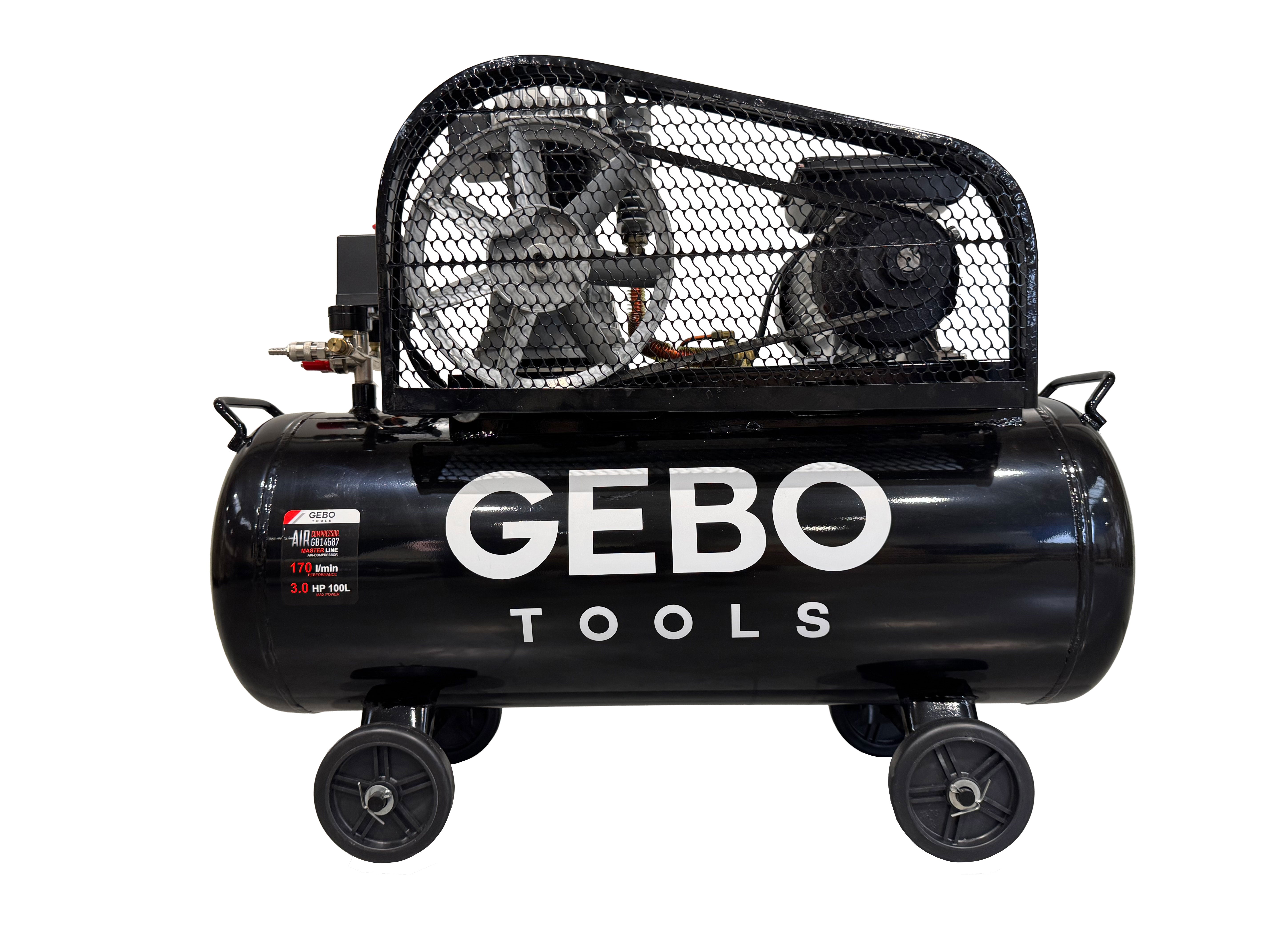 Vzduchový kompresor 100l 3hp 220V Gebo Tools
