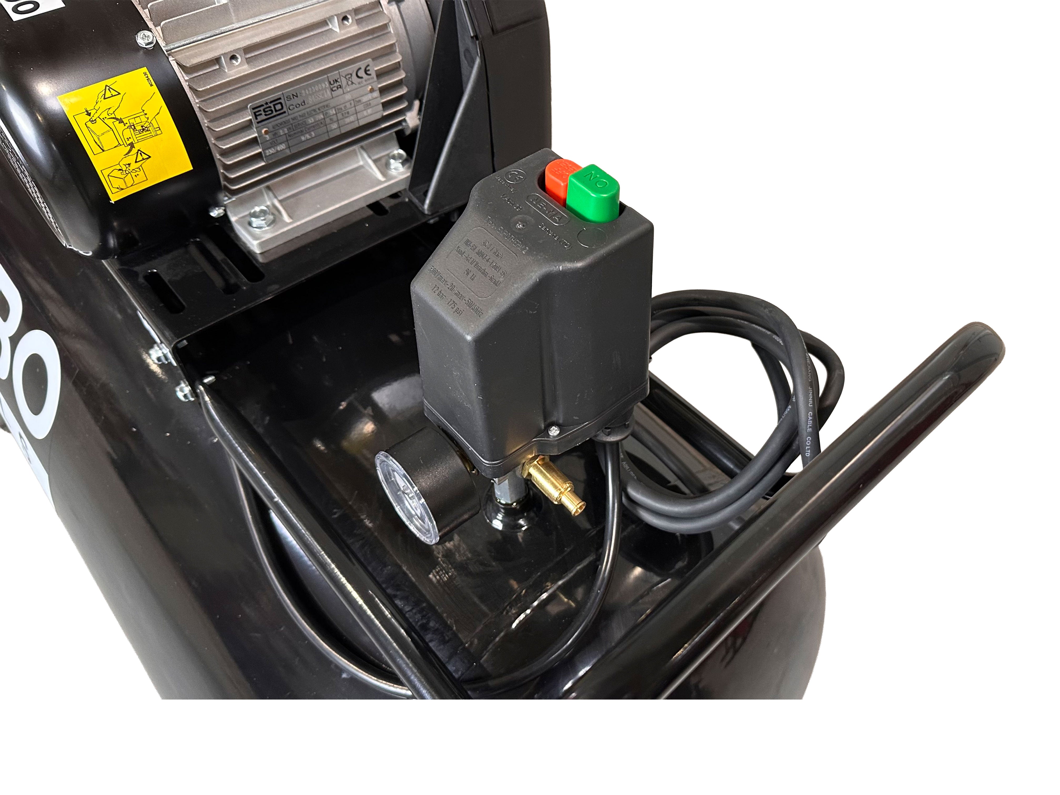 Profesionálny kompresor 200l 3hp 400V Gebo Tools