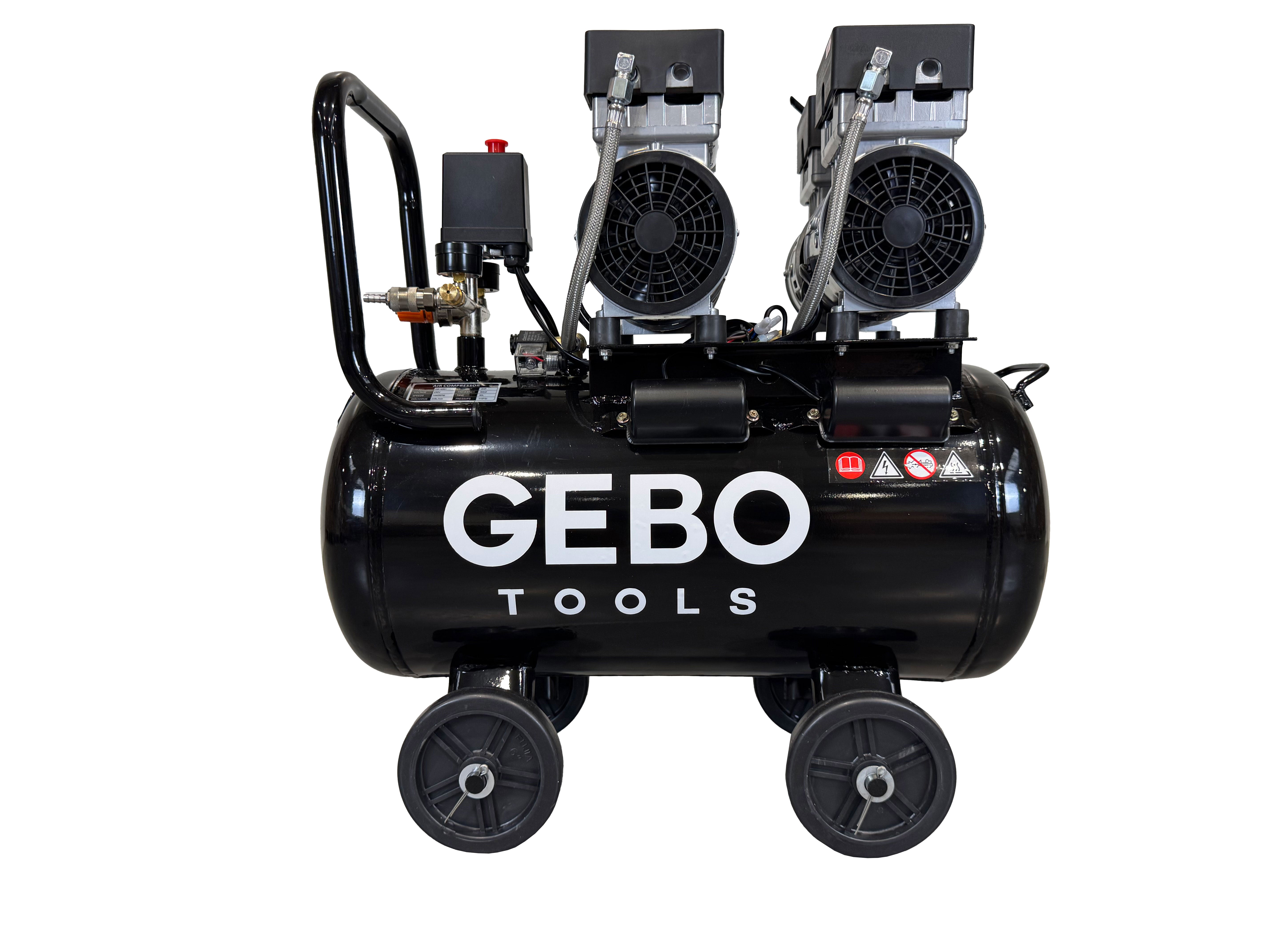 Tichý bezolejový kompresor 50l Gebo Tools