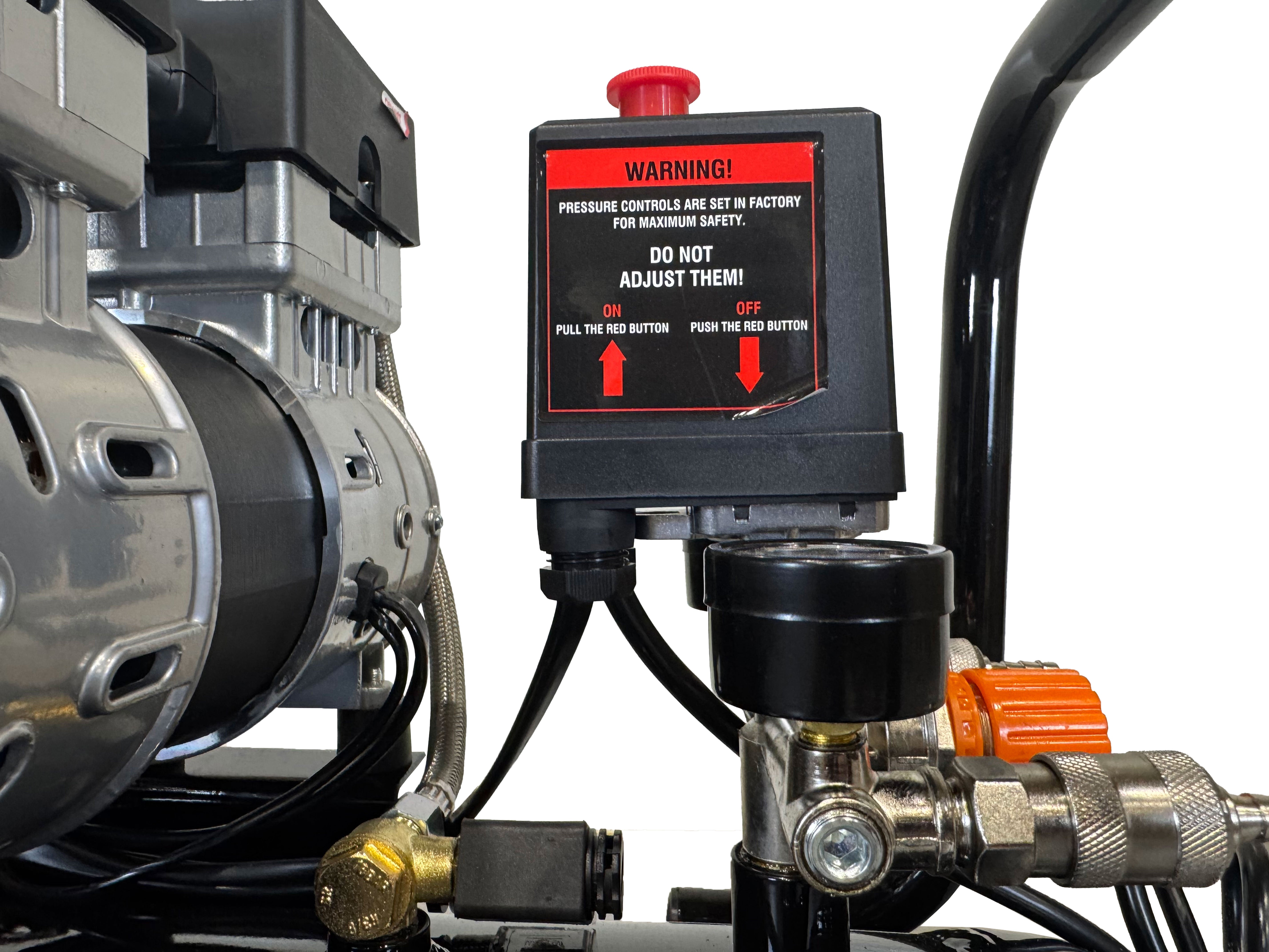 Tichý bezolejový kompresor 50l Gebo Tools