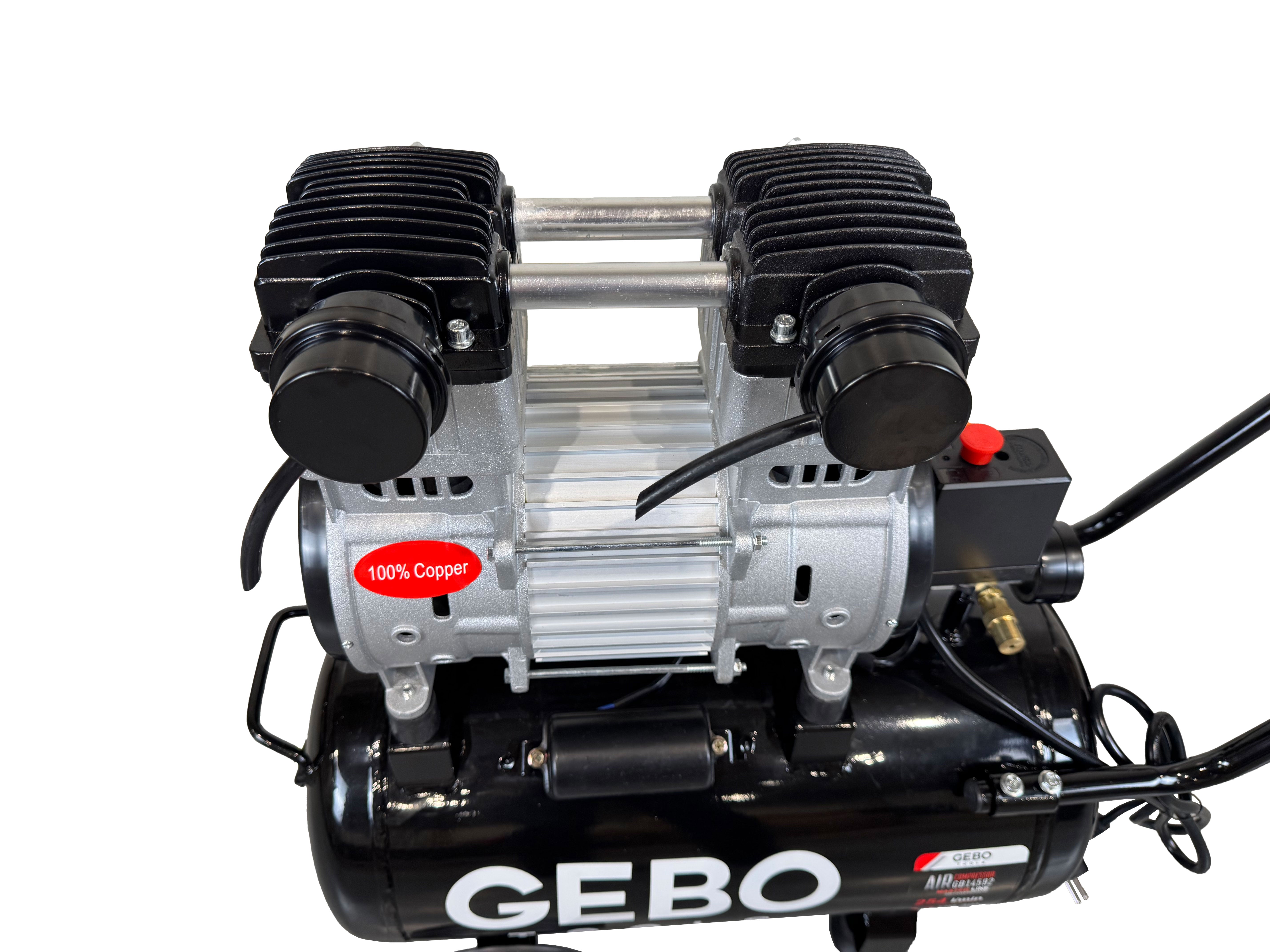 Tichý bezolejový kompresor 30l Gebo Tools