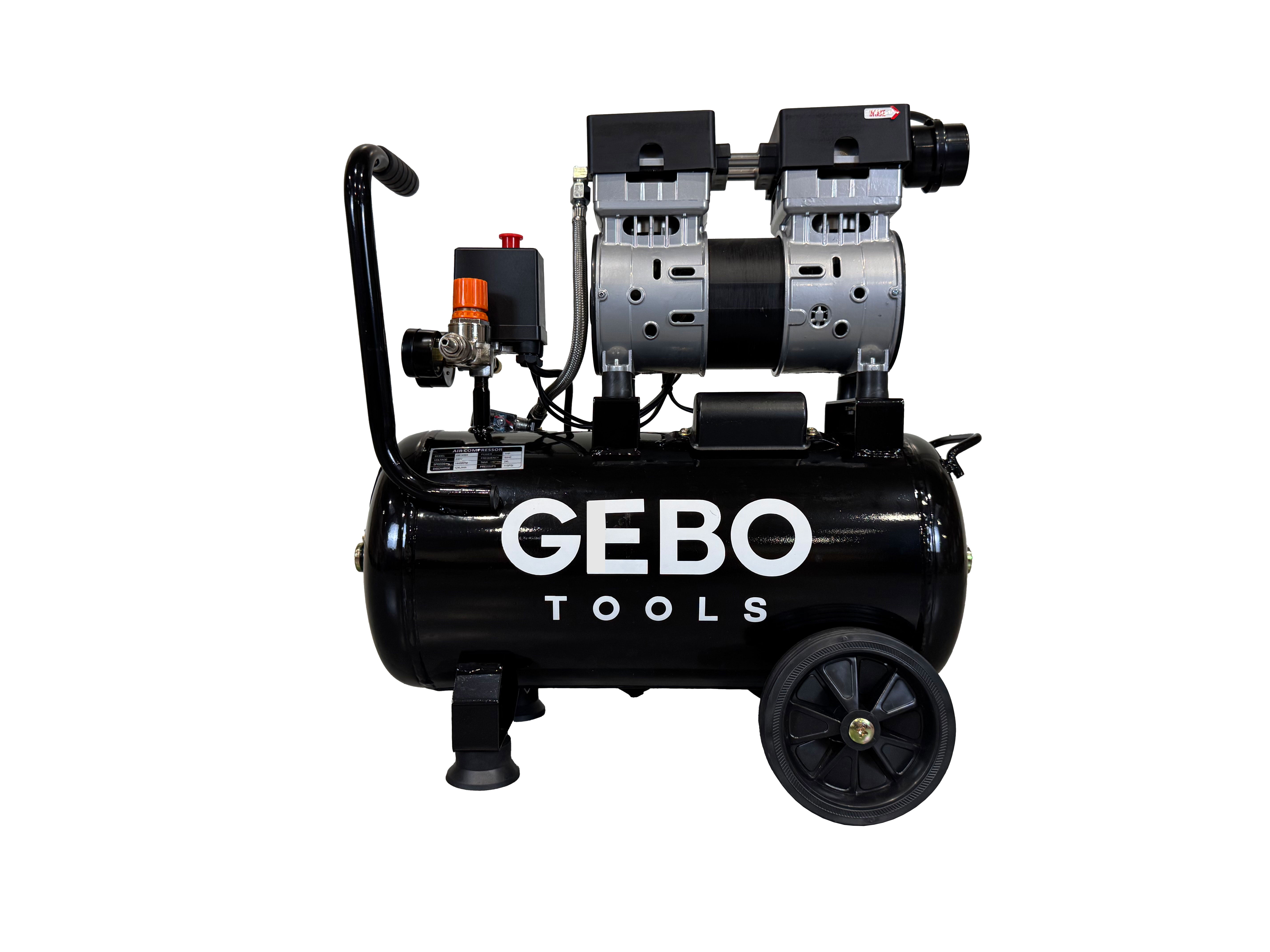 Tichý bezolejový kompresor 24l Gebo Tools