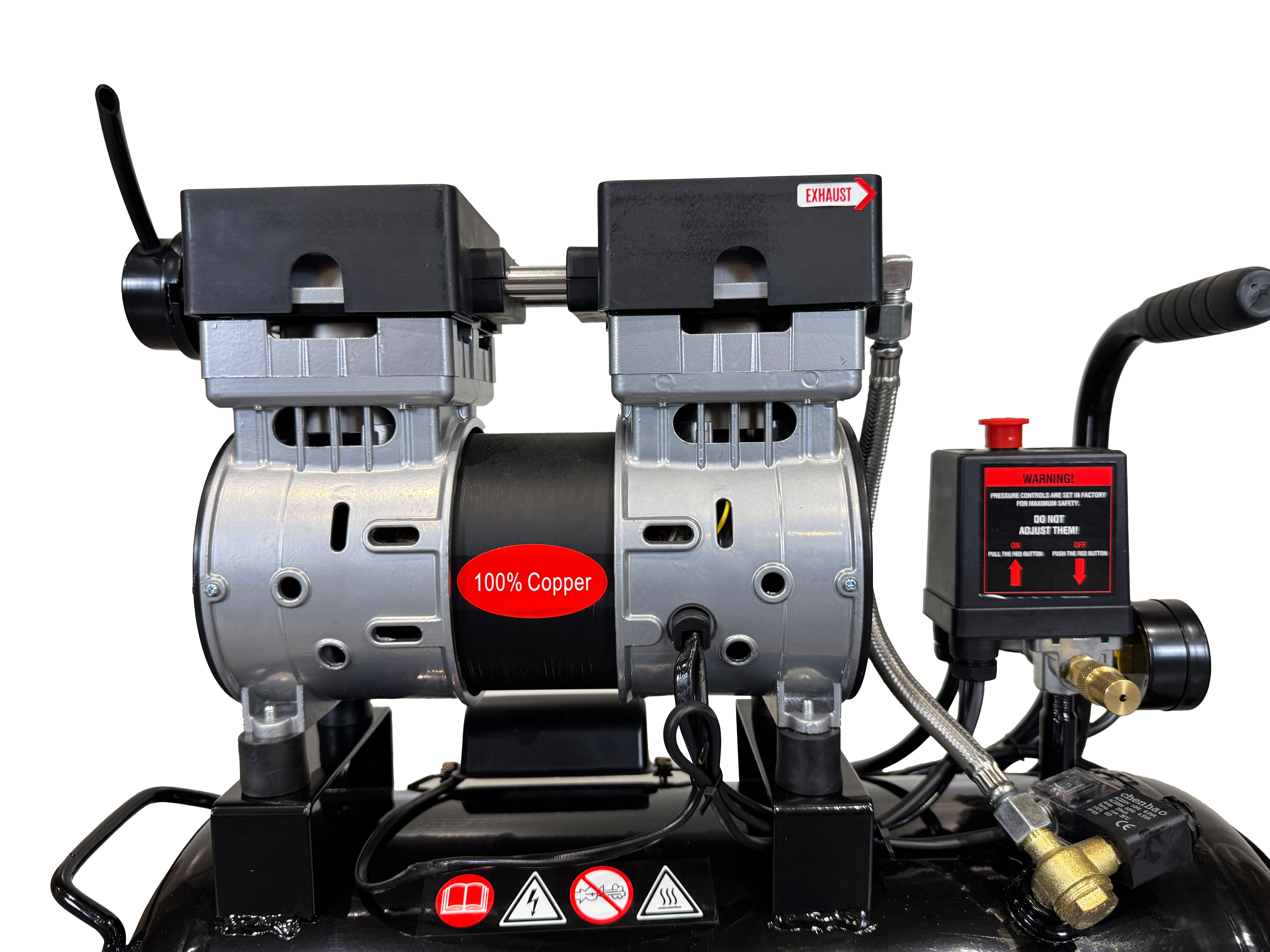 Tichý bezolejový kompresor 24l Gebo Tools