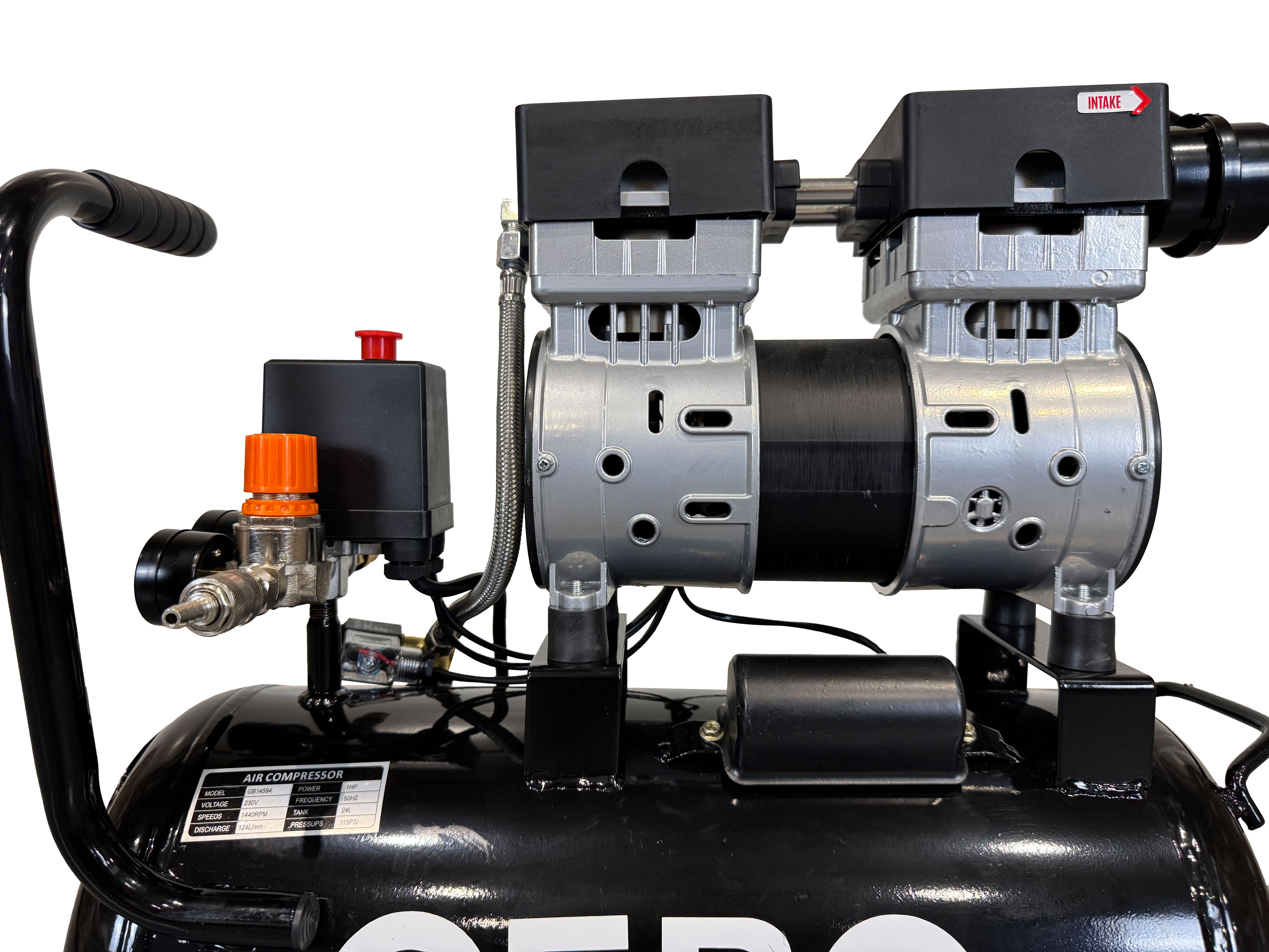 Tichý bezolejový kompresor 24l Gebo Tools