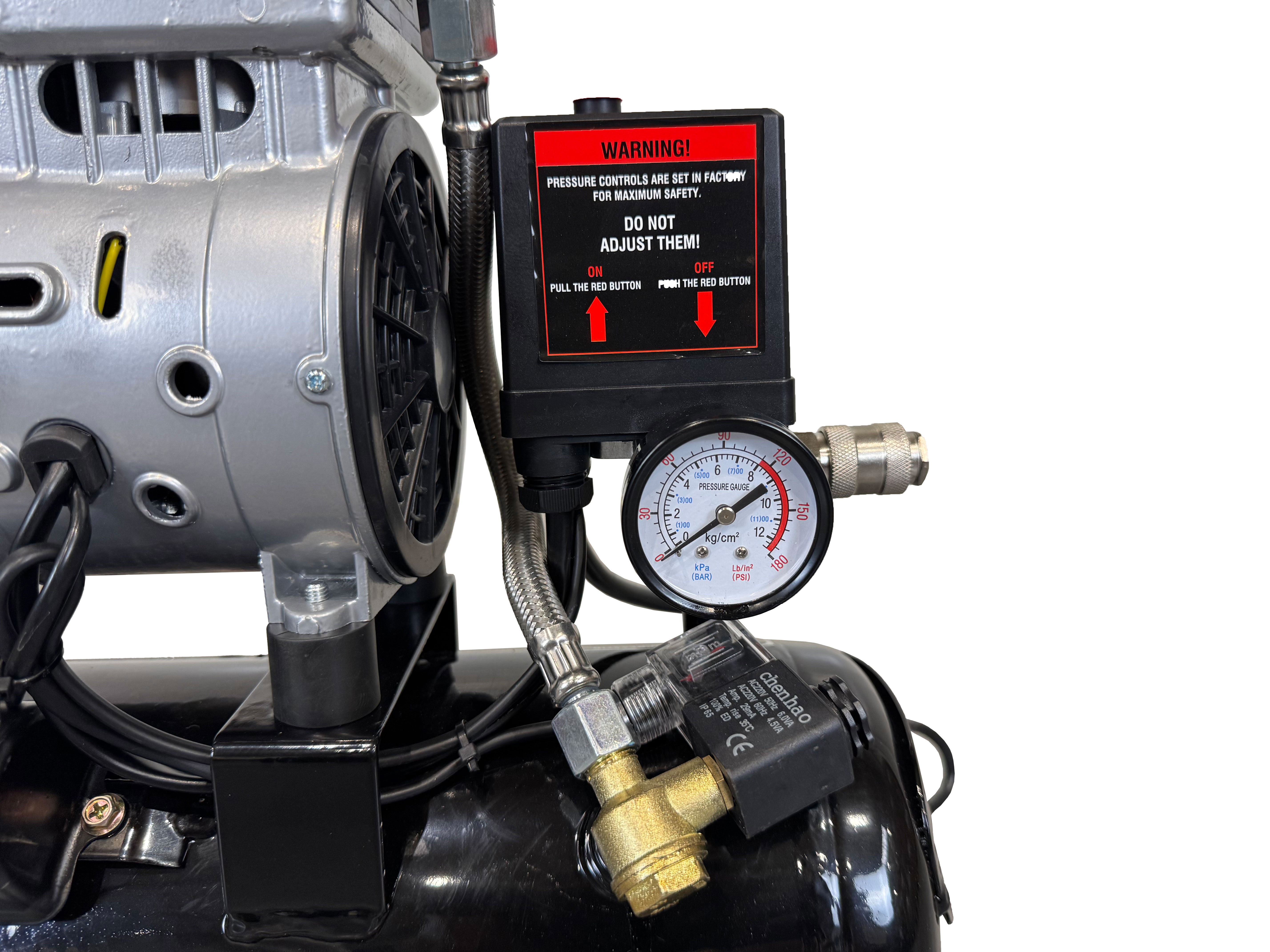 Tichý bezolejový kompresor 9l Gebo Tools