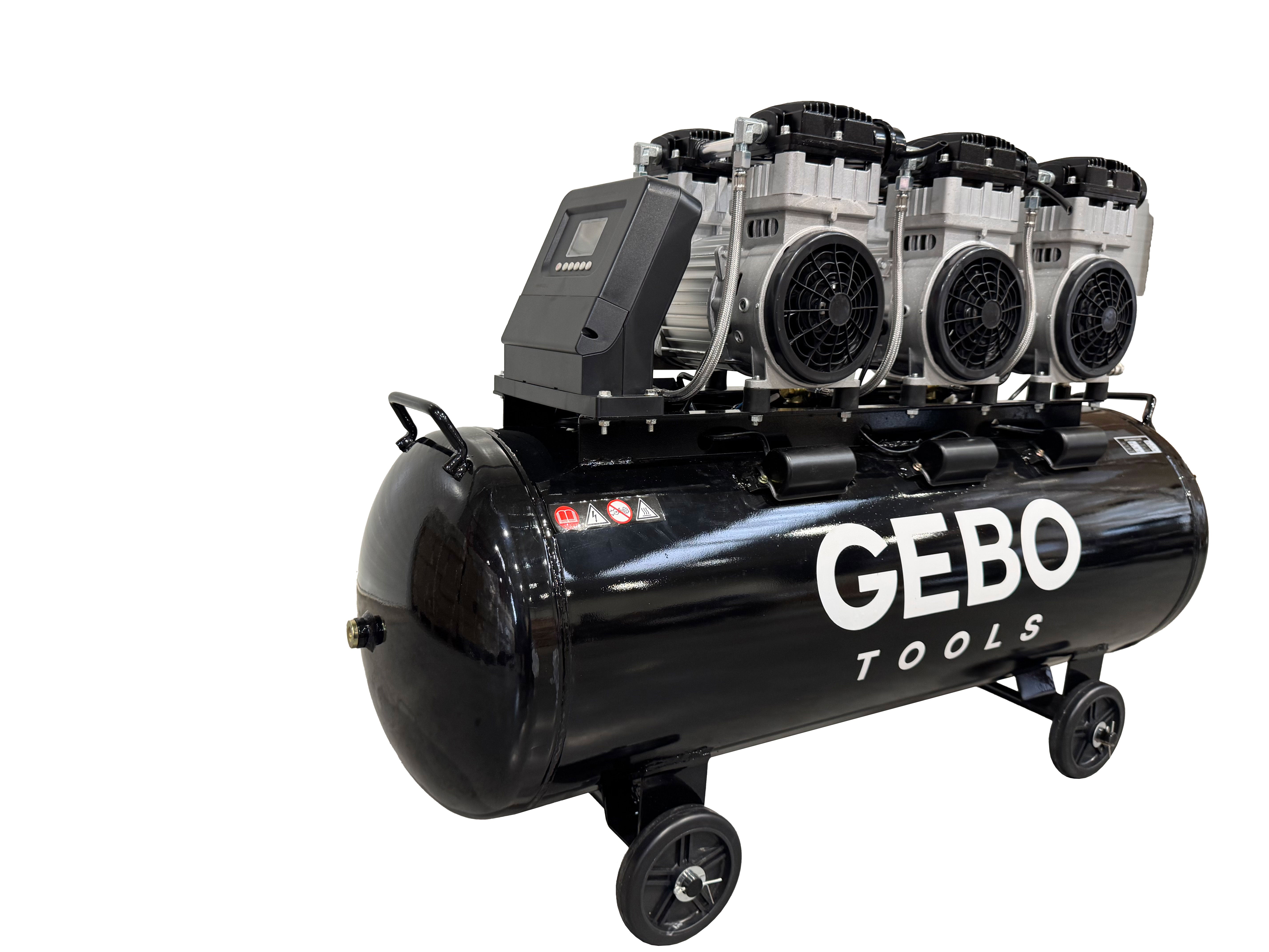 Tichý bezolejový kompresor 150l Gebo Tools
