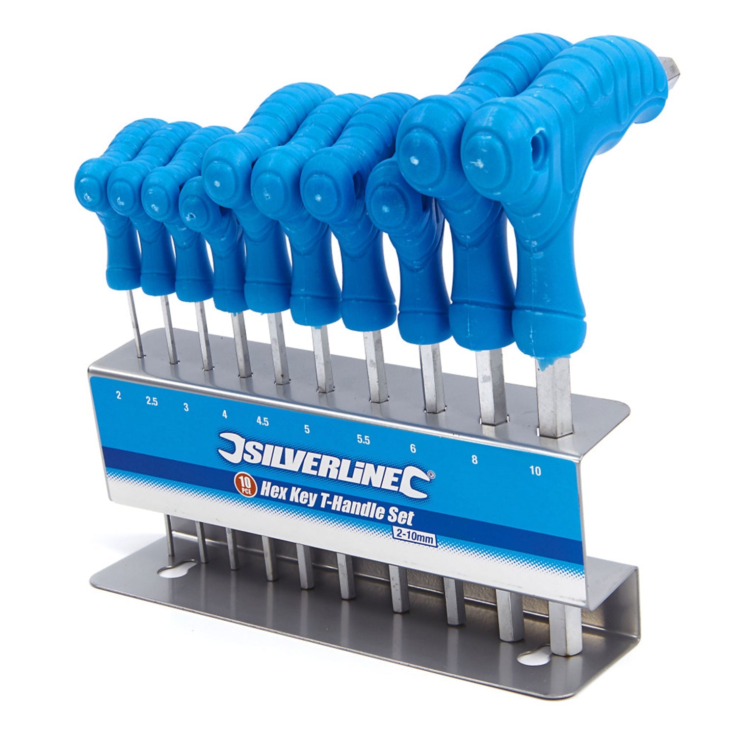 Sada imbus kľúčov s t-rukoväťou 2-10 mm 10 kusov