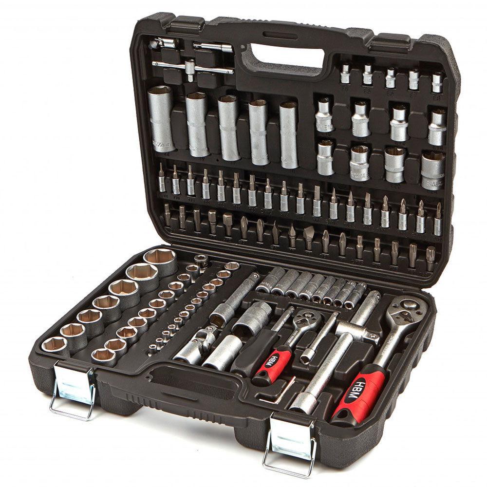 Sada nástrčných kľúčov a rační 108 kusov 1/2 a 1/4 hbm machines holandsko