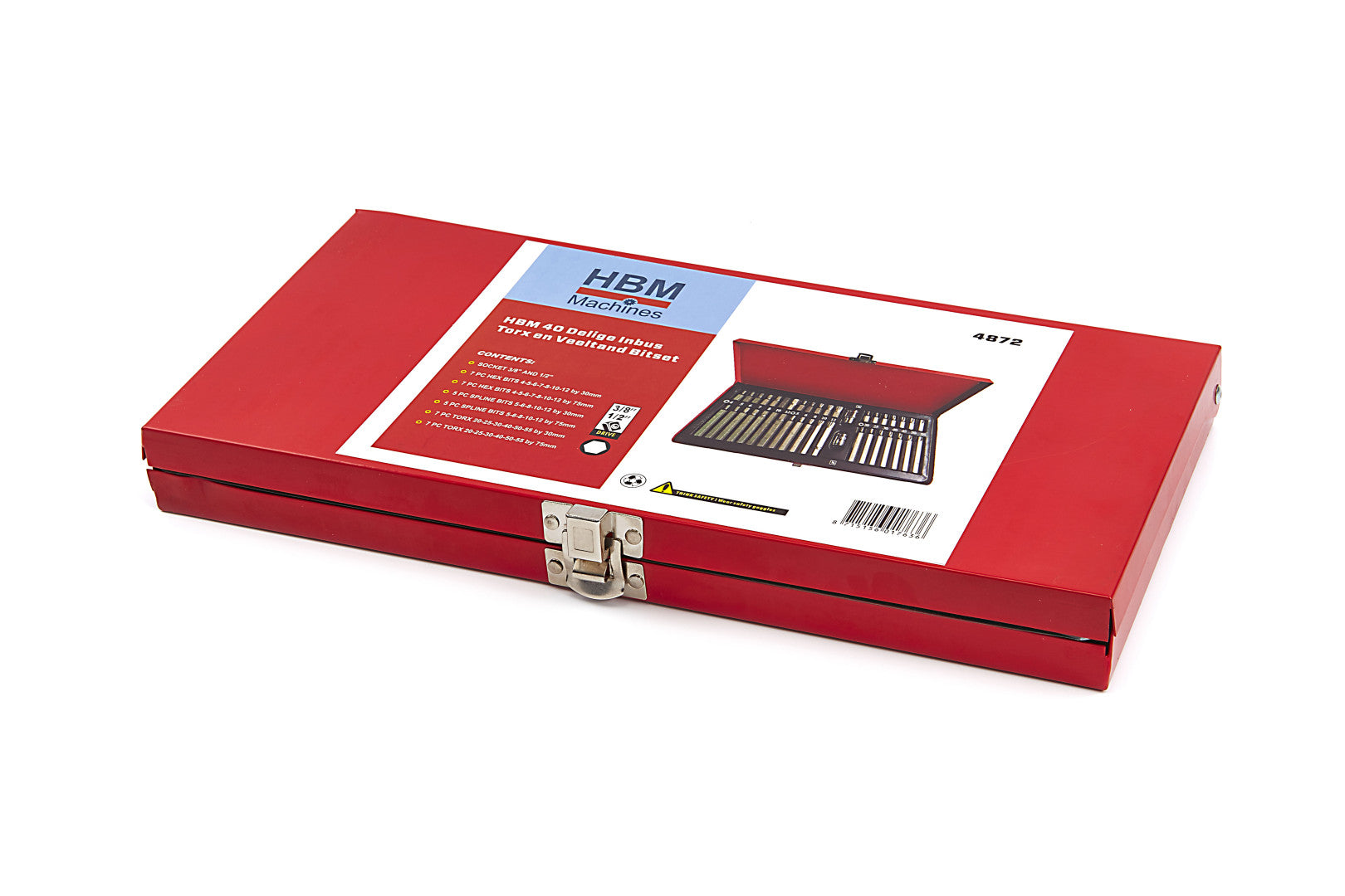 Sada bitov imbus Torx XZN Hex Spline 40ks, kovová kazeta