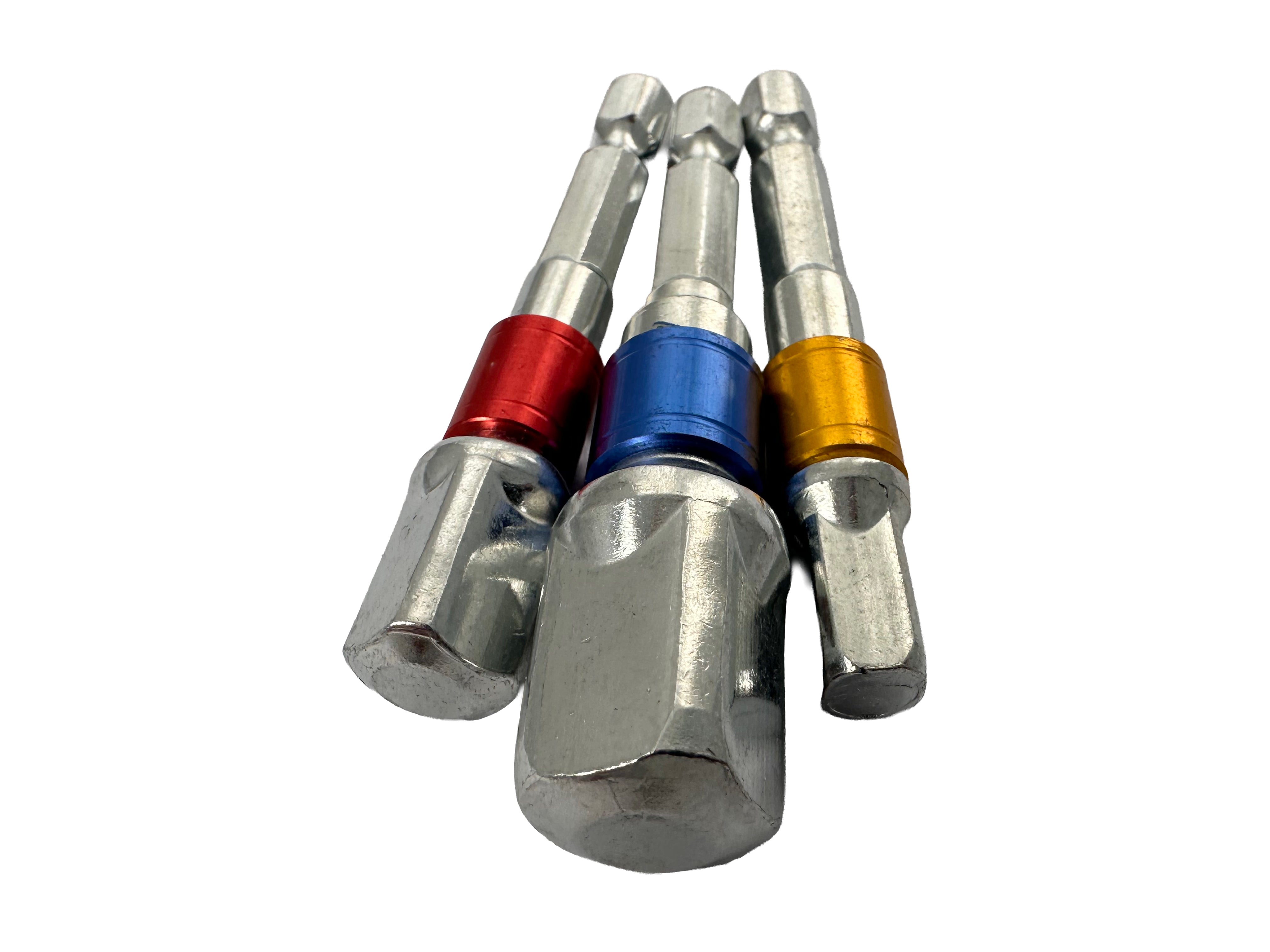 Sada šesťhranných HEX adaptérov 1/2'', 1/4'', 3/8'', 3ks, Gebo Tools