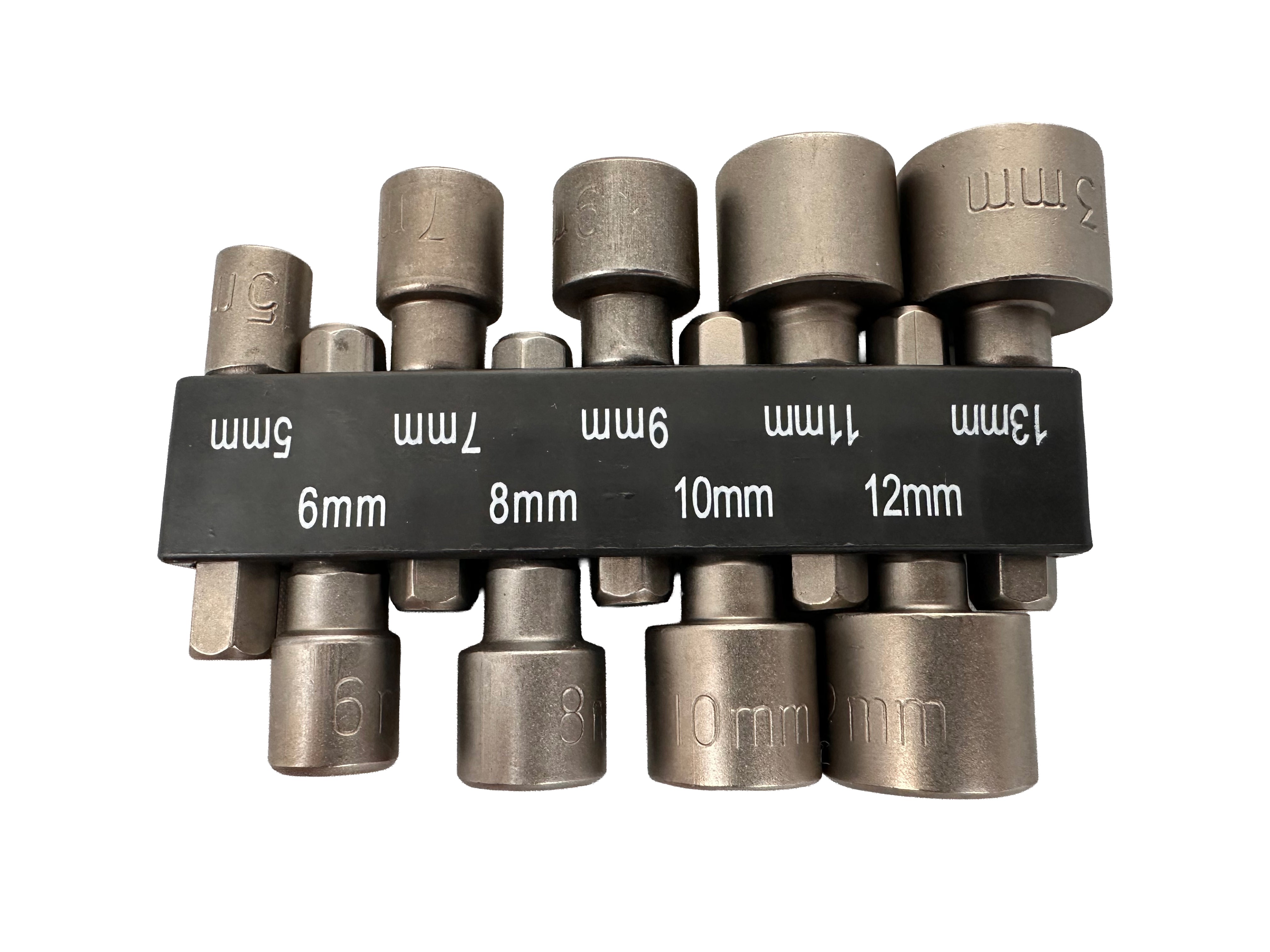 Sada nástrčných hlavíc s uchytením do vŕtačky, 5 - 13mm, Gebo Tools