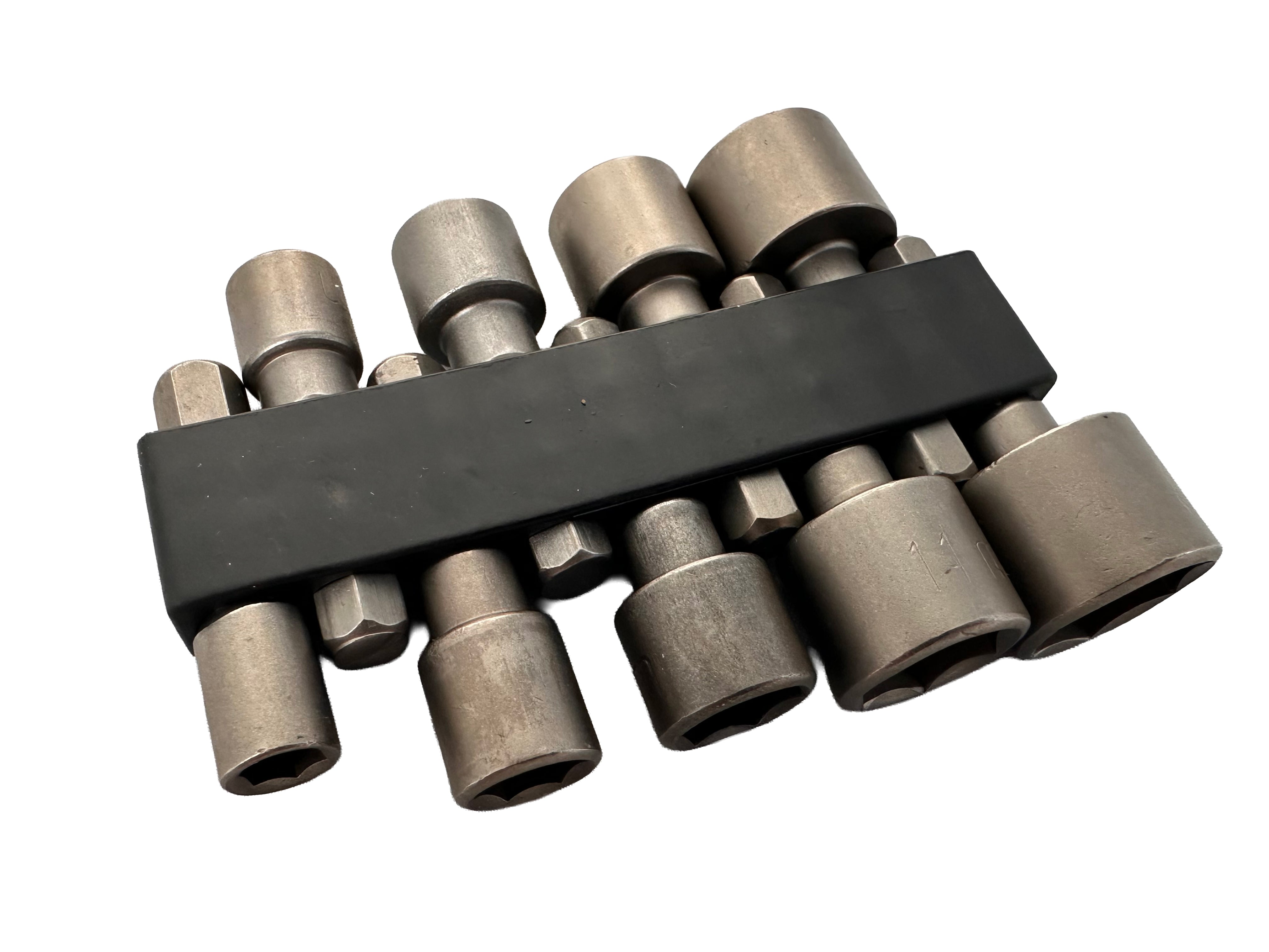 Sada nástrčných hlavíc s uchytením do vŕtačky, 5 - 13mm, Gebo Tools