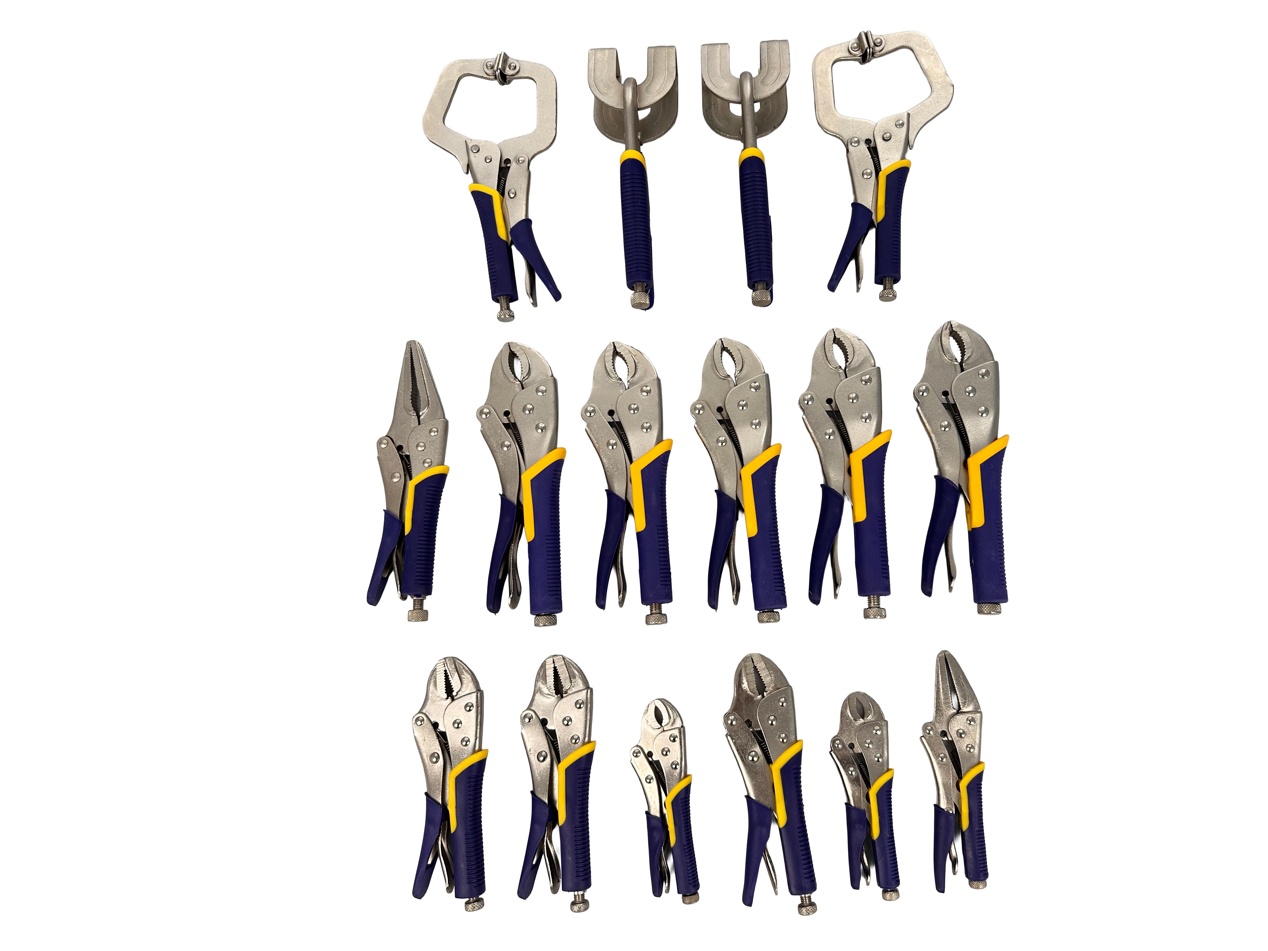 Sada samosvorných klieští na karosárske práce 16ks Gebo Tools