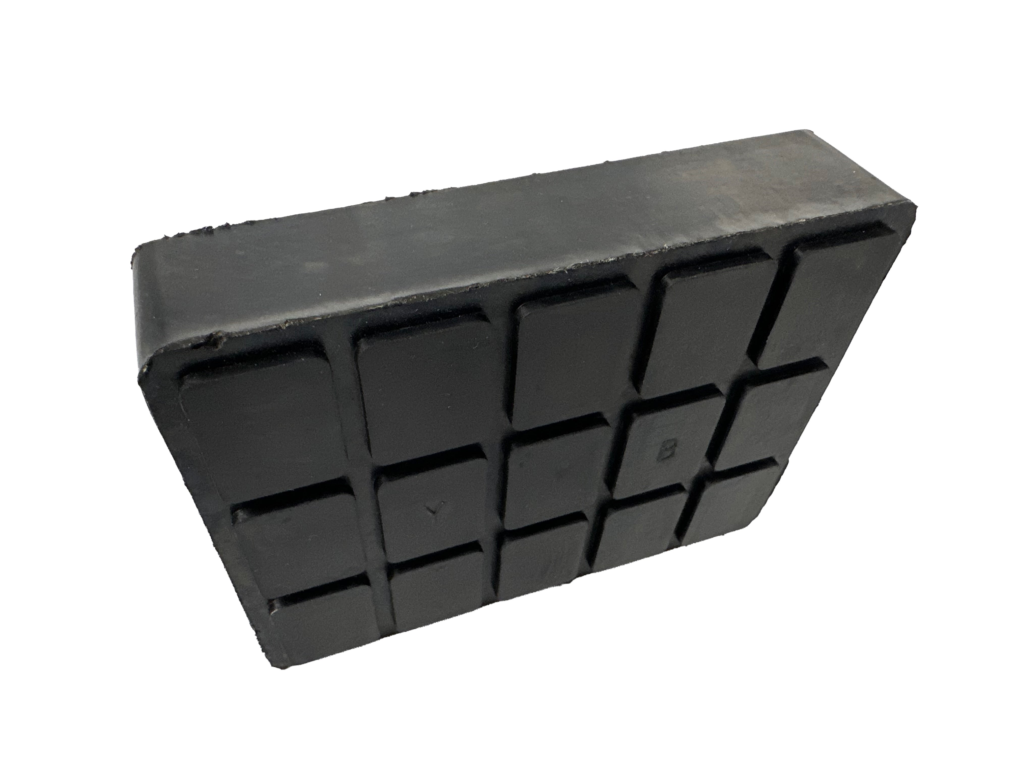 Gumová podložka pre nožnicové zdviháky, obdĺžniková 160 x 120 x 40mm, Gebo Tools