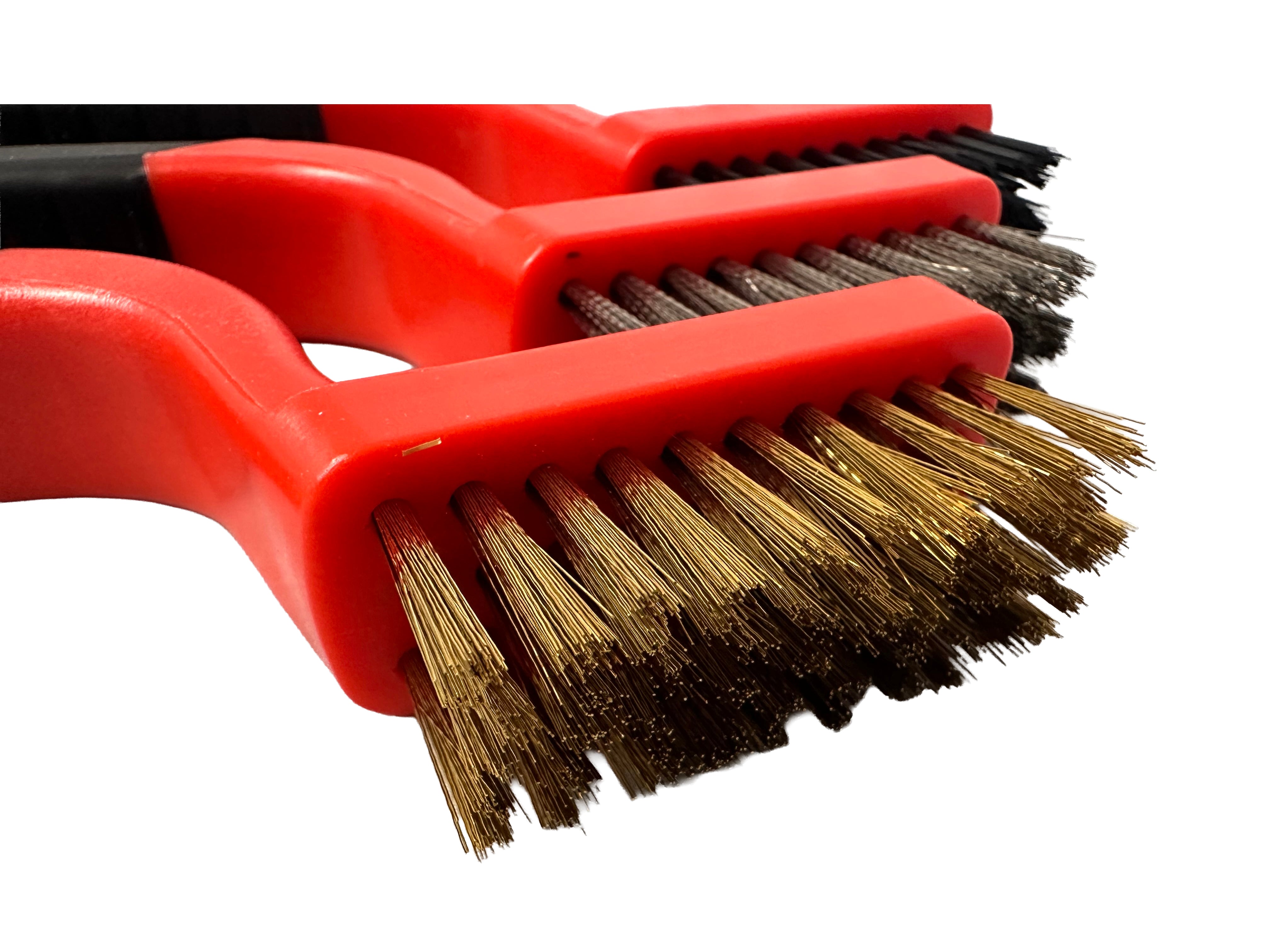 Drôtené kefy na čistenie a odstraňovanie hrdze, sada 3ks, dĺžka 170mm, Gebo Tools