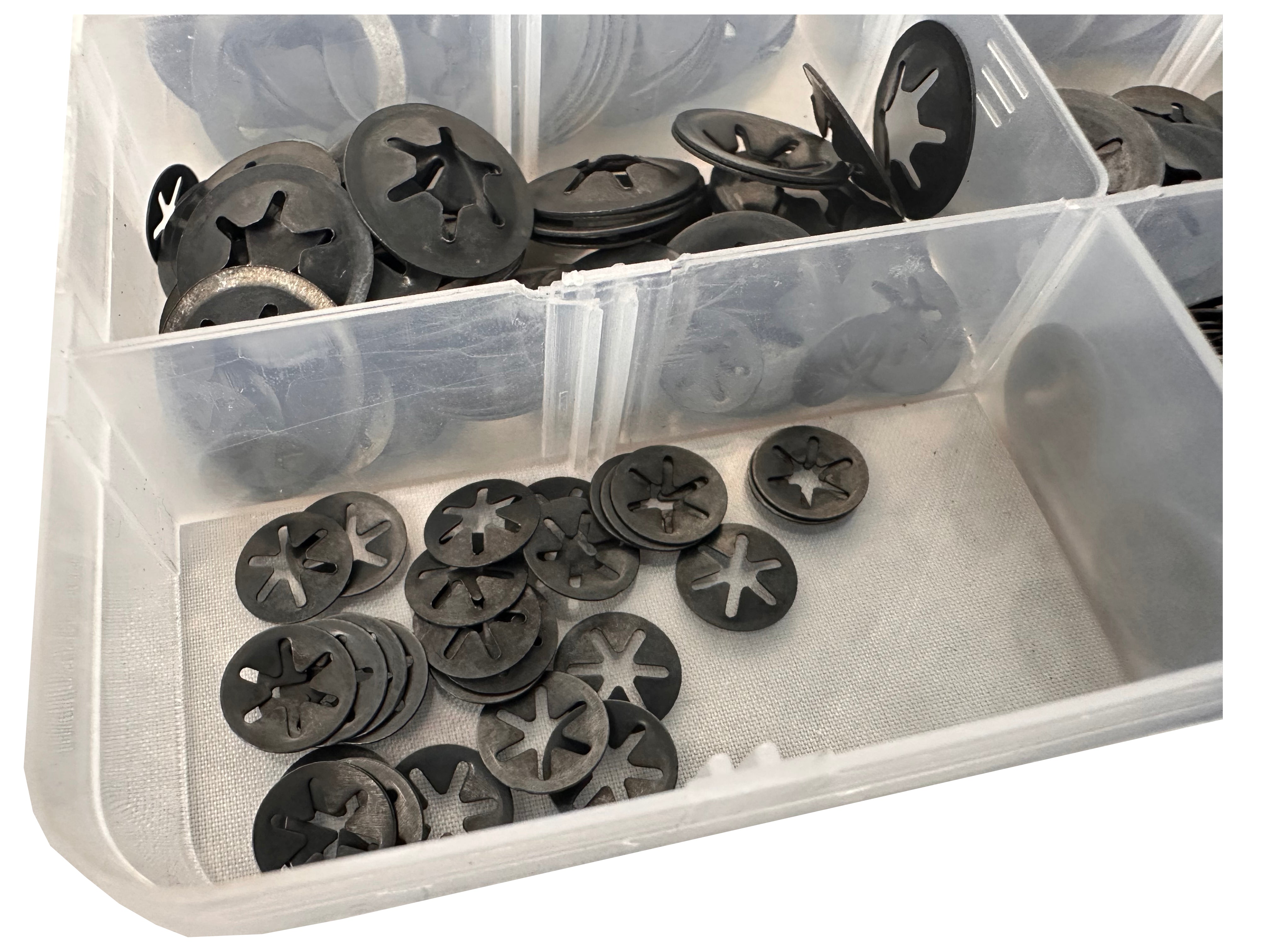 Sada poistných podložiek Starlock, M3 - M12, 260ks, Gebo Tools