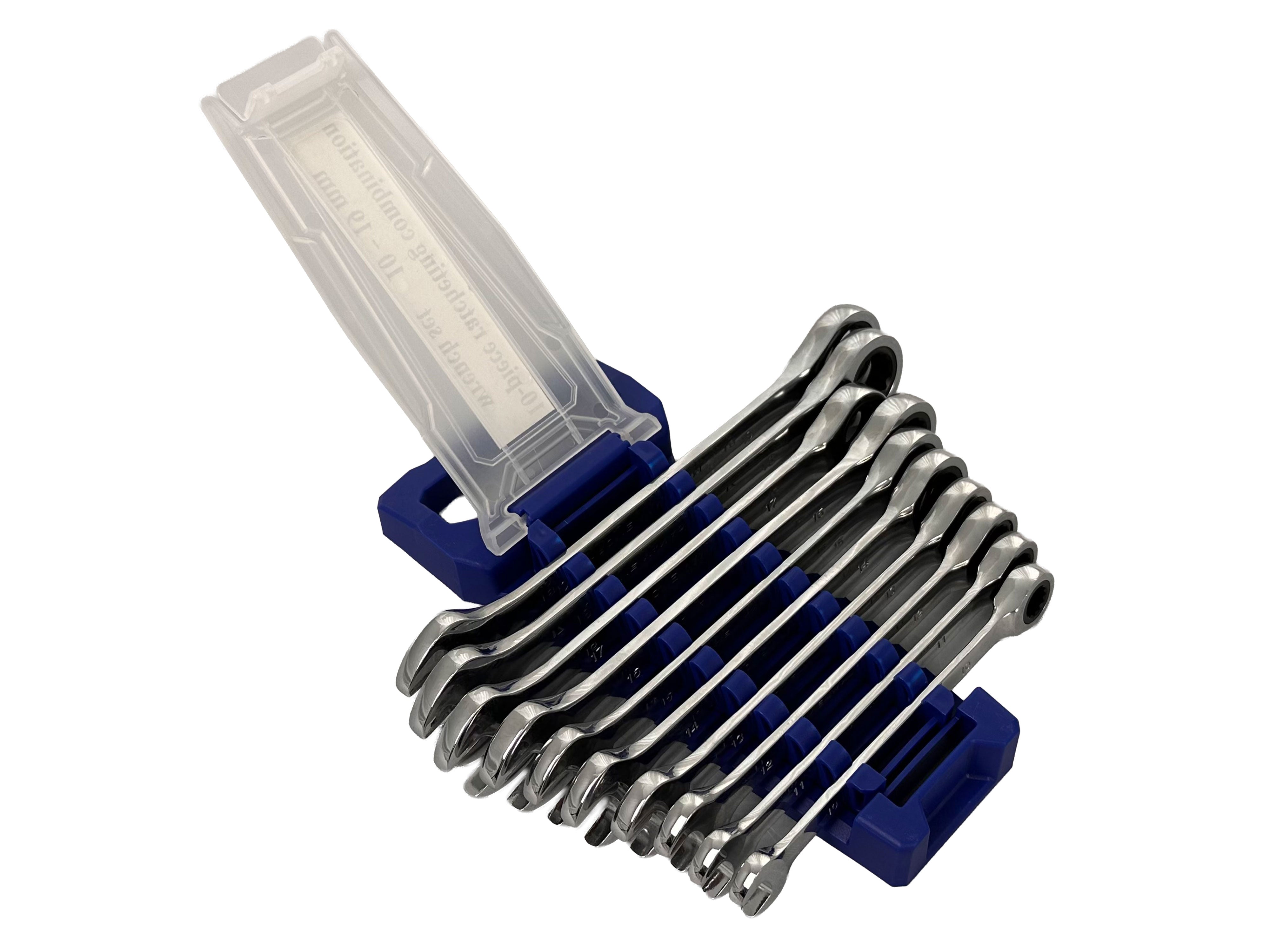 Sada extra krátkych kombinovaných kľúčov 10 - 19mm, Gebo Tools