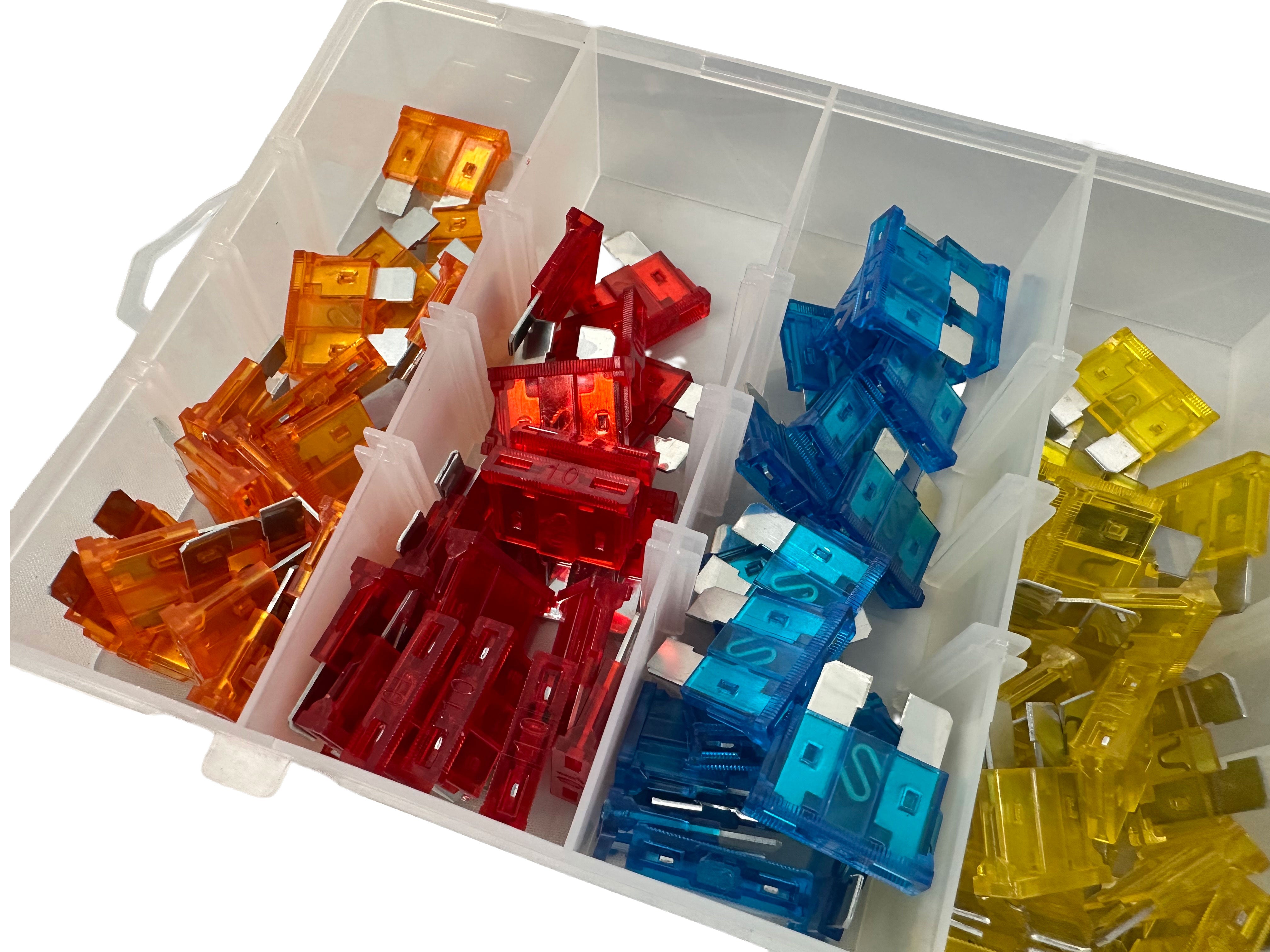 Sada automobilových poistiek 5 - 30amp, 120ks