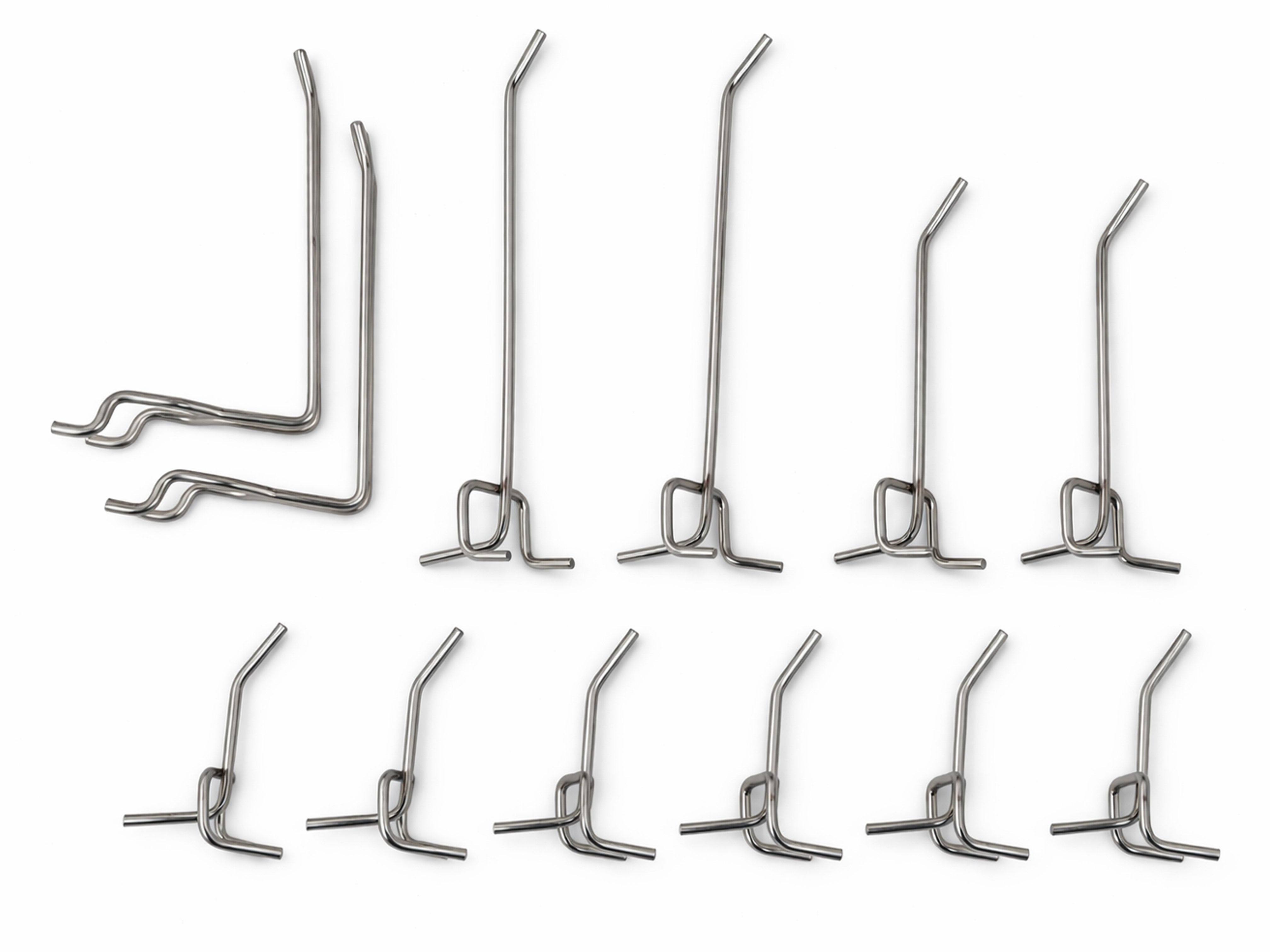 Sada 12ks držiakov náradia na panel Gebo Tools