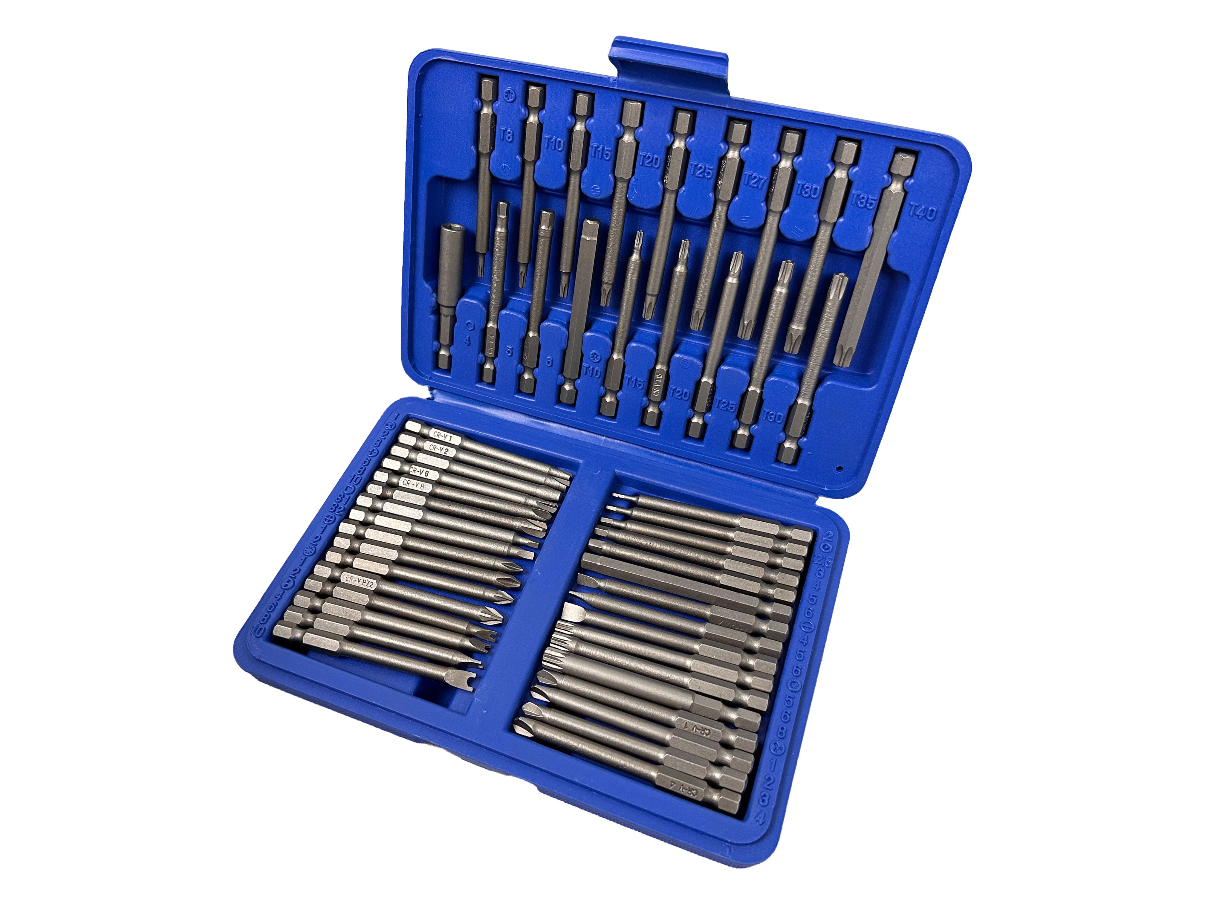 Sada 50ks dlhých bitov do vŕtačky Gebo Tools