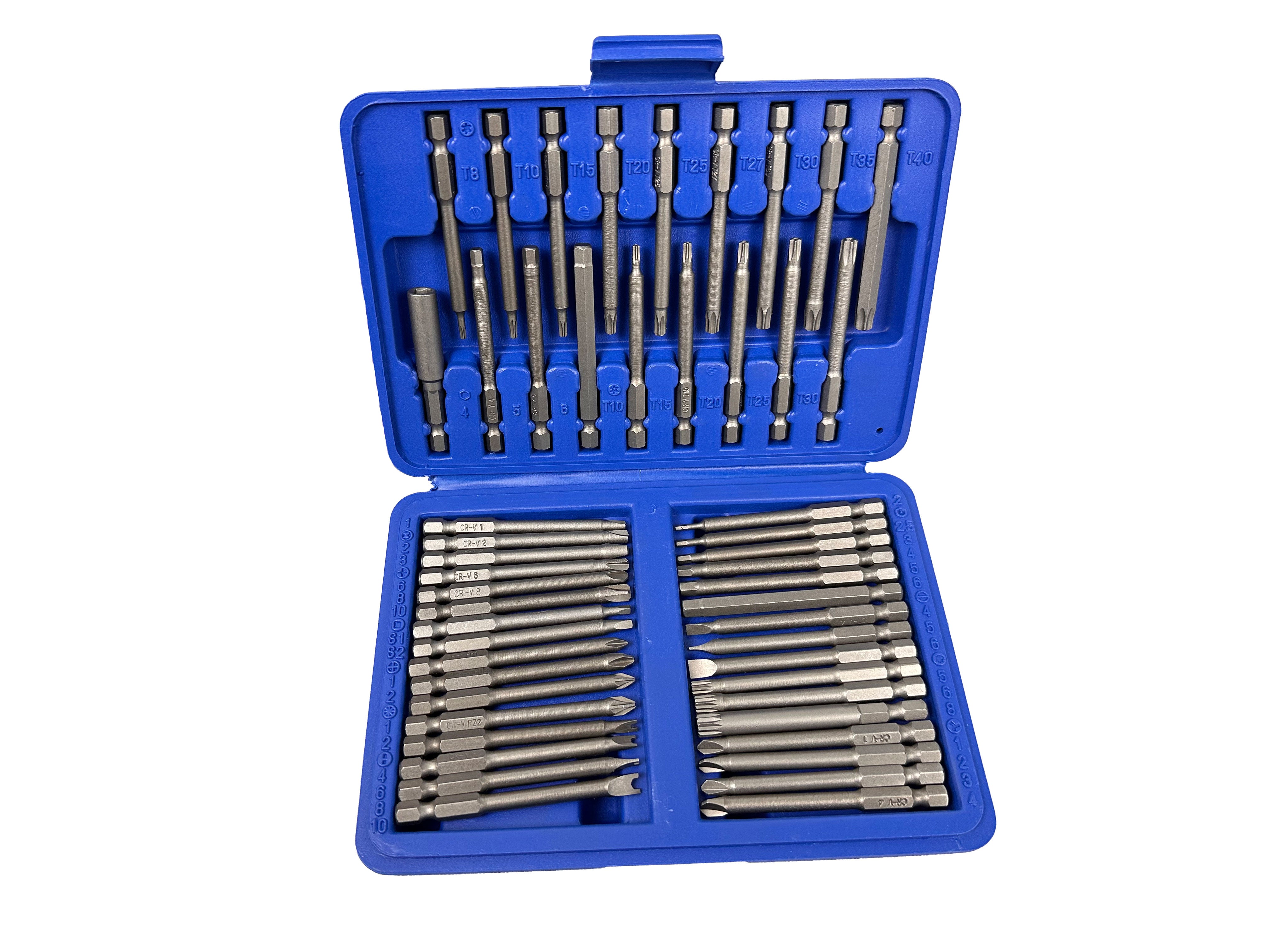 Sada 50ks dlhých bitov do vŕtačky Gebo Tools