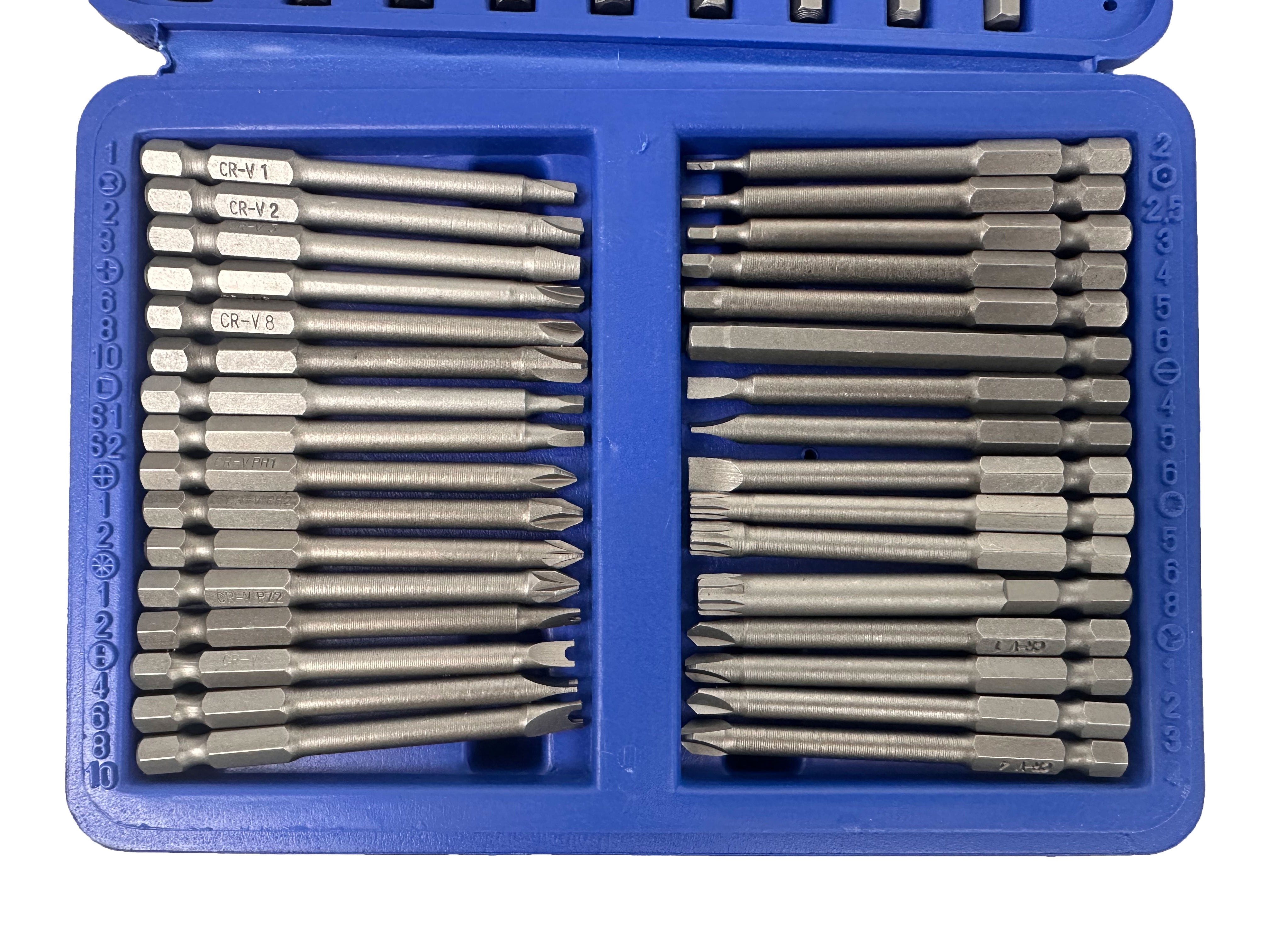 Sada 50ks dlhých bitov do vŕtačky Gebo Tools