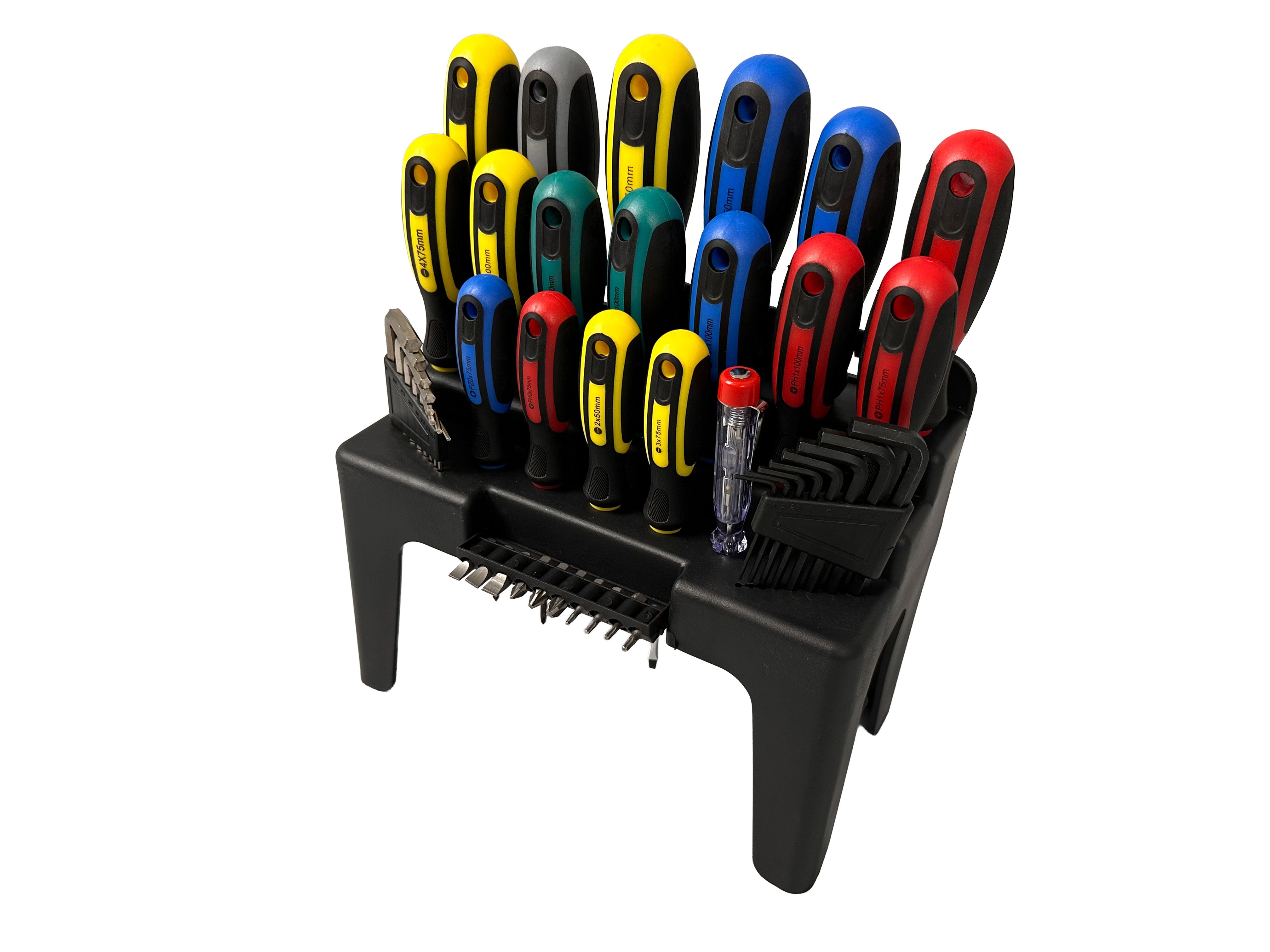 Sada 44 skrutkovačov torx imbus hviezdica Gebo Tools