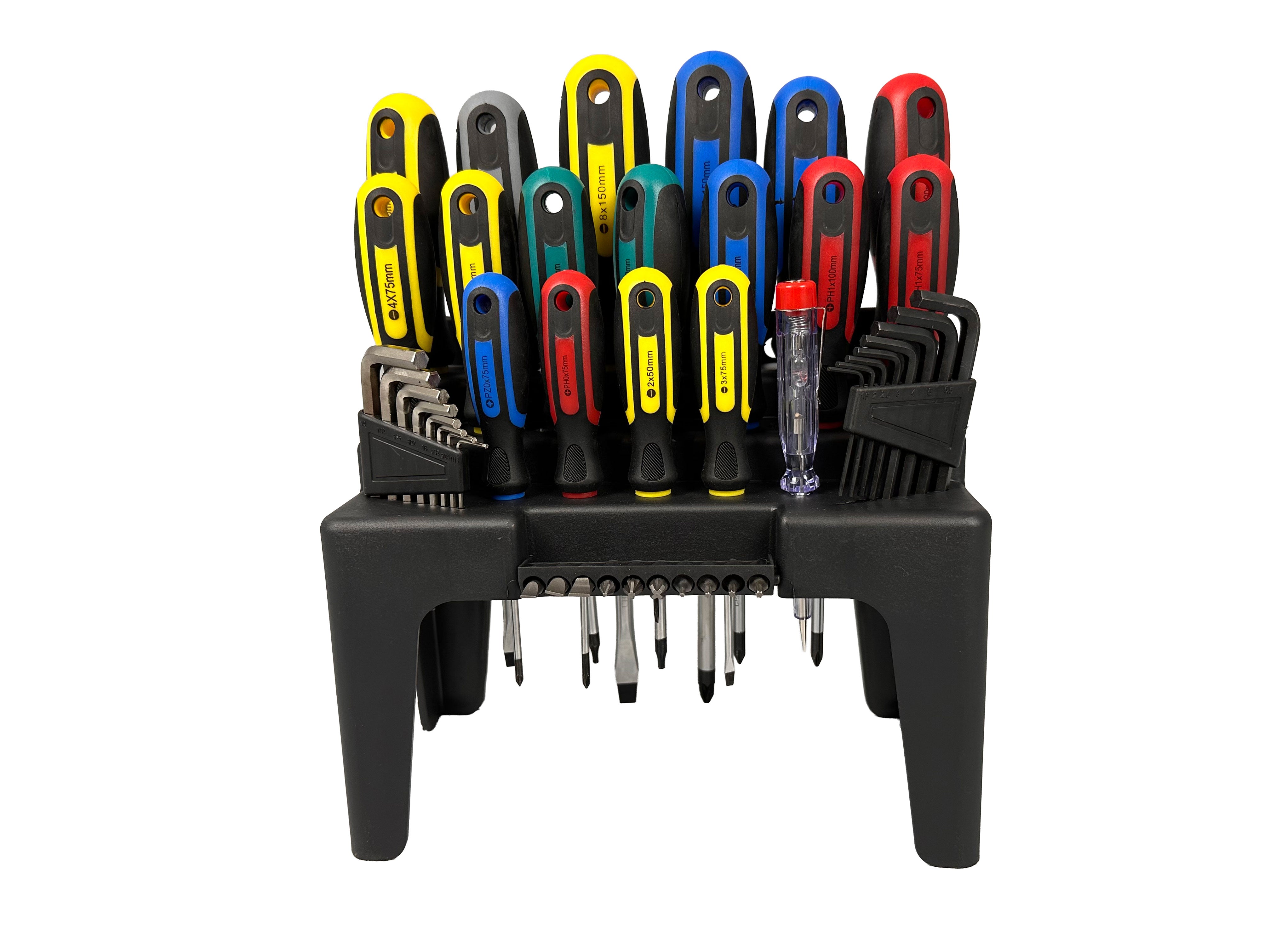 Sada 44 skrutkovačov torx imbus hviezdica Gebo Tools