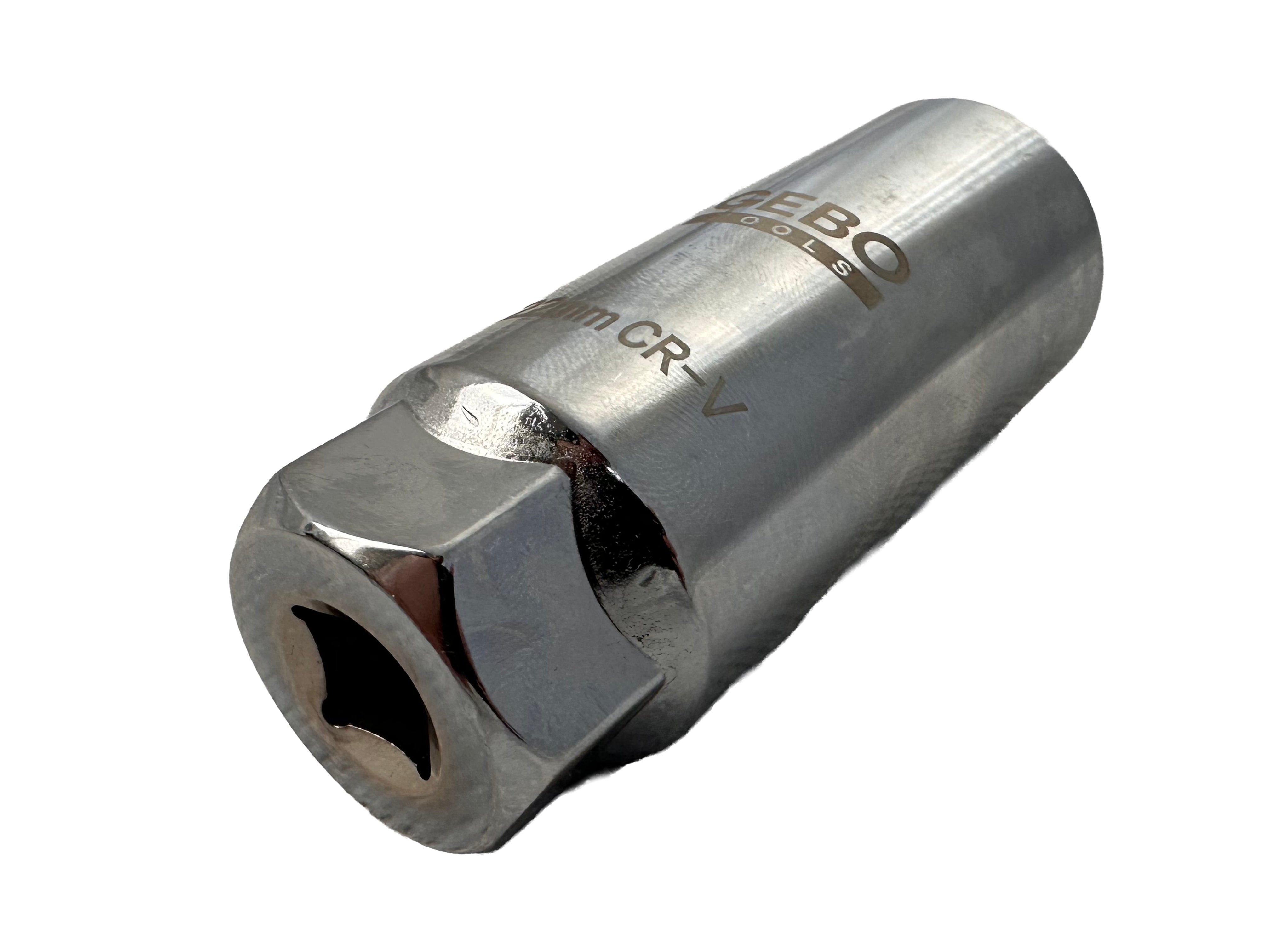 Hlavica - kľúč na lambda sondu 3/8'', 22mm, s drážkou 8mm, Gebo Tools