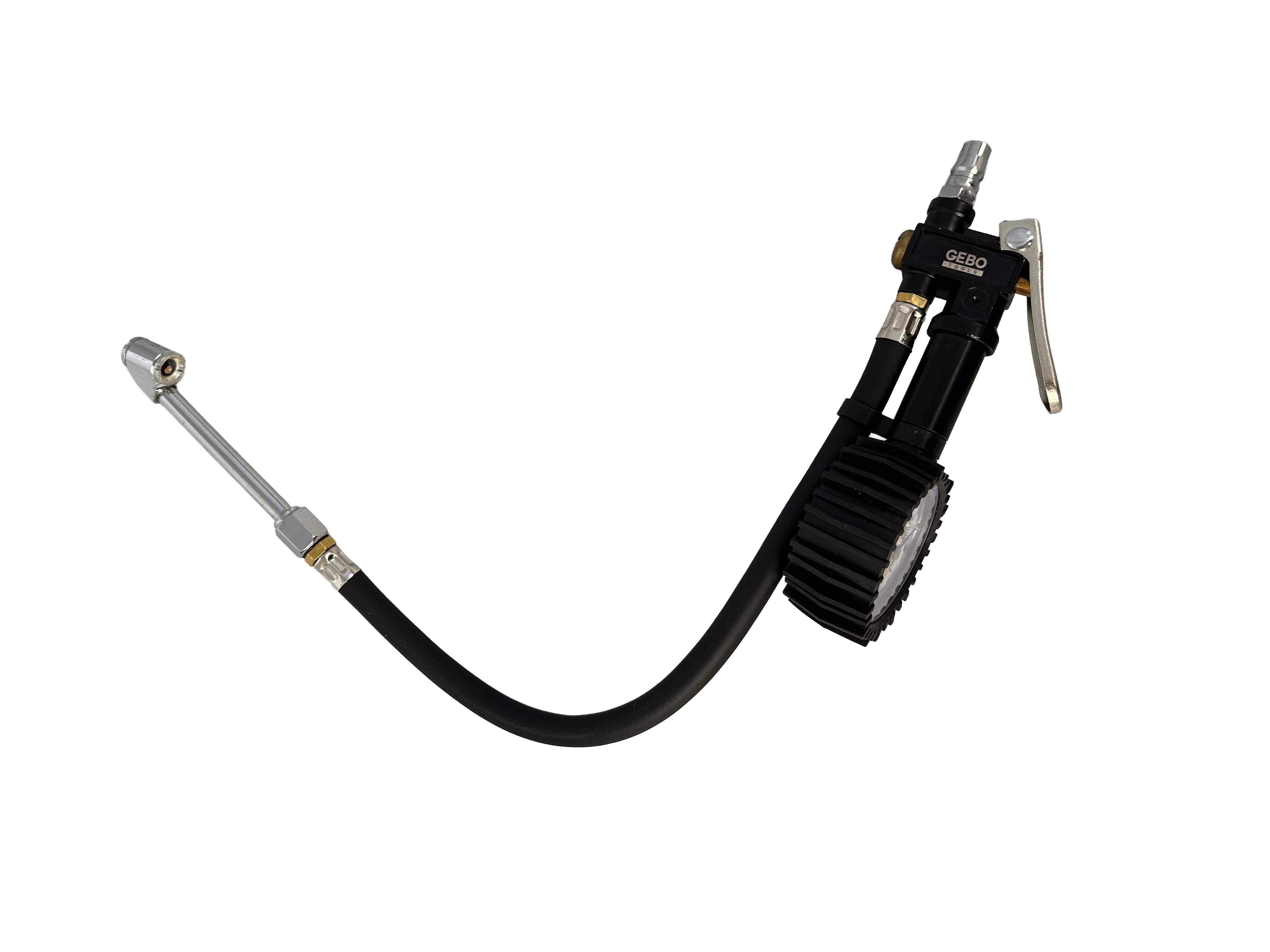 Pištoľ na hustenie pneumatík s manometrom 0 - 15bar, Gebo Tools