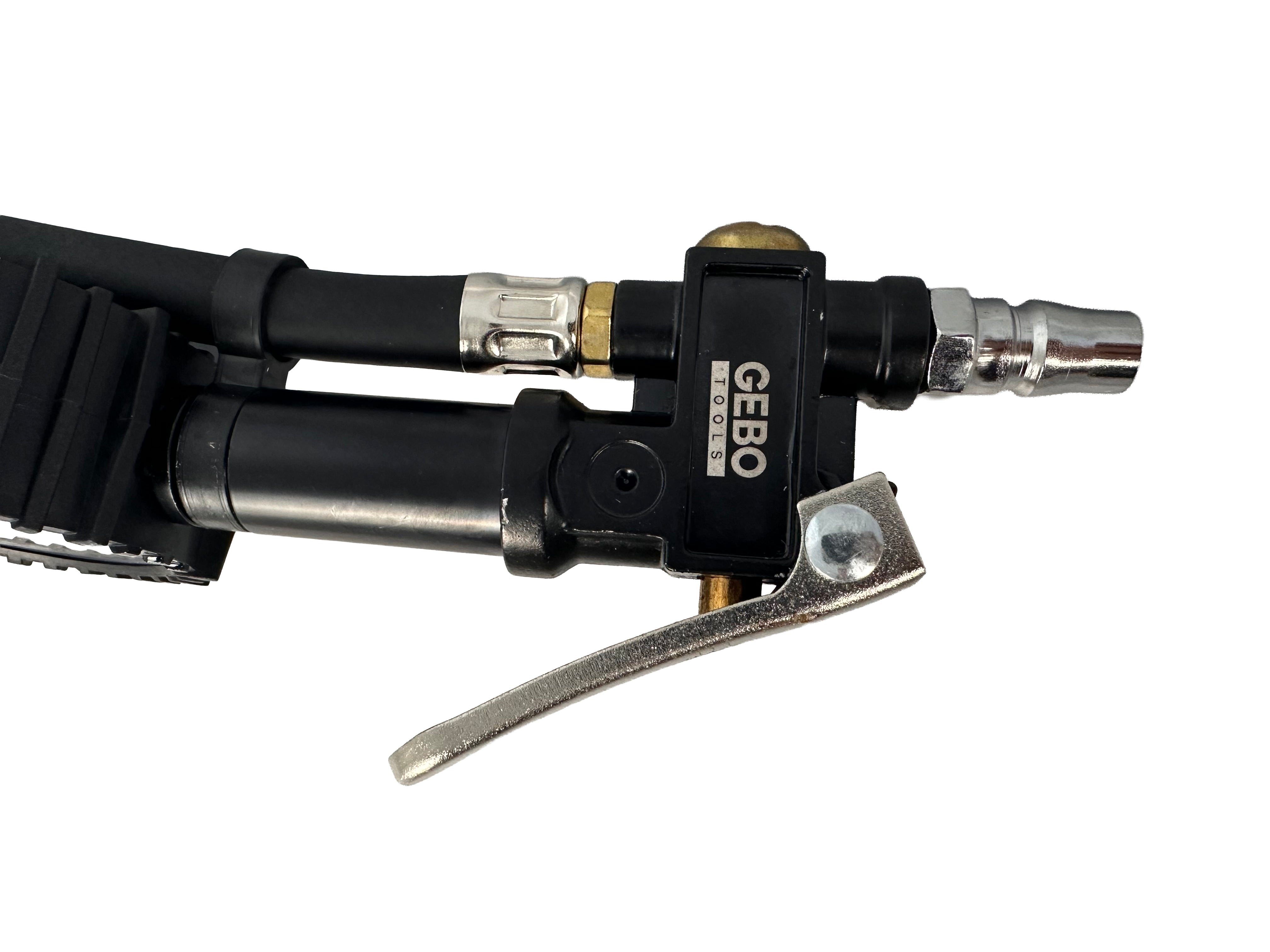 Pištoľ na hustenie pneumatík s manometrom 0 - 15bar, Gebo Tools