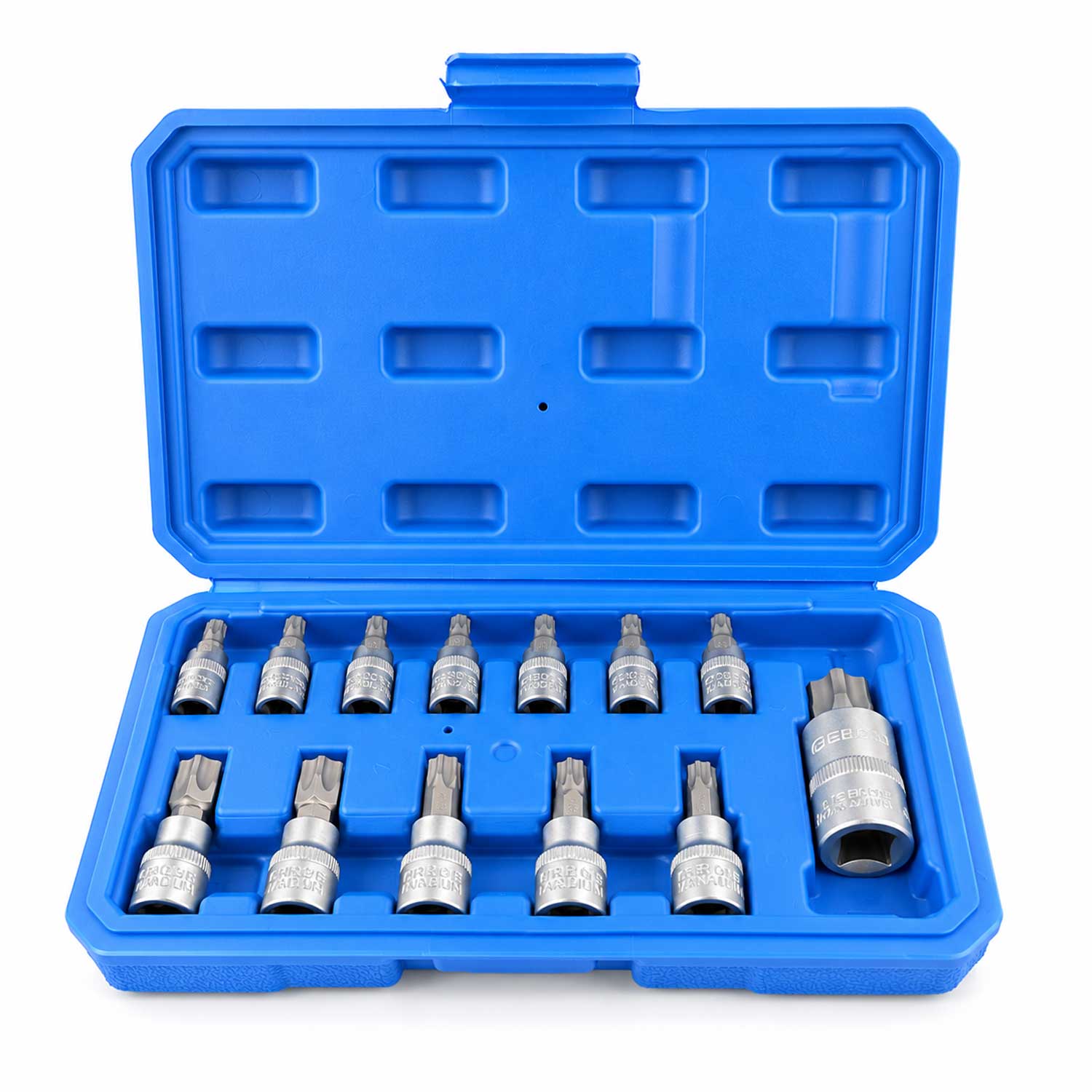 Sada bitov Torx 5-hranných TS8 - TS60, 12ks, Gebo Tools