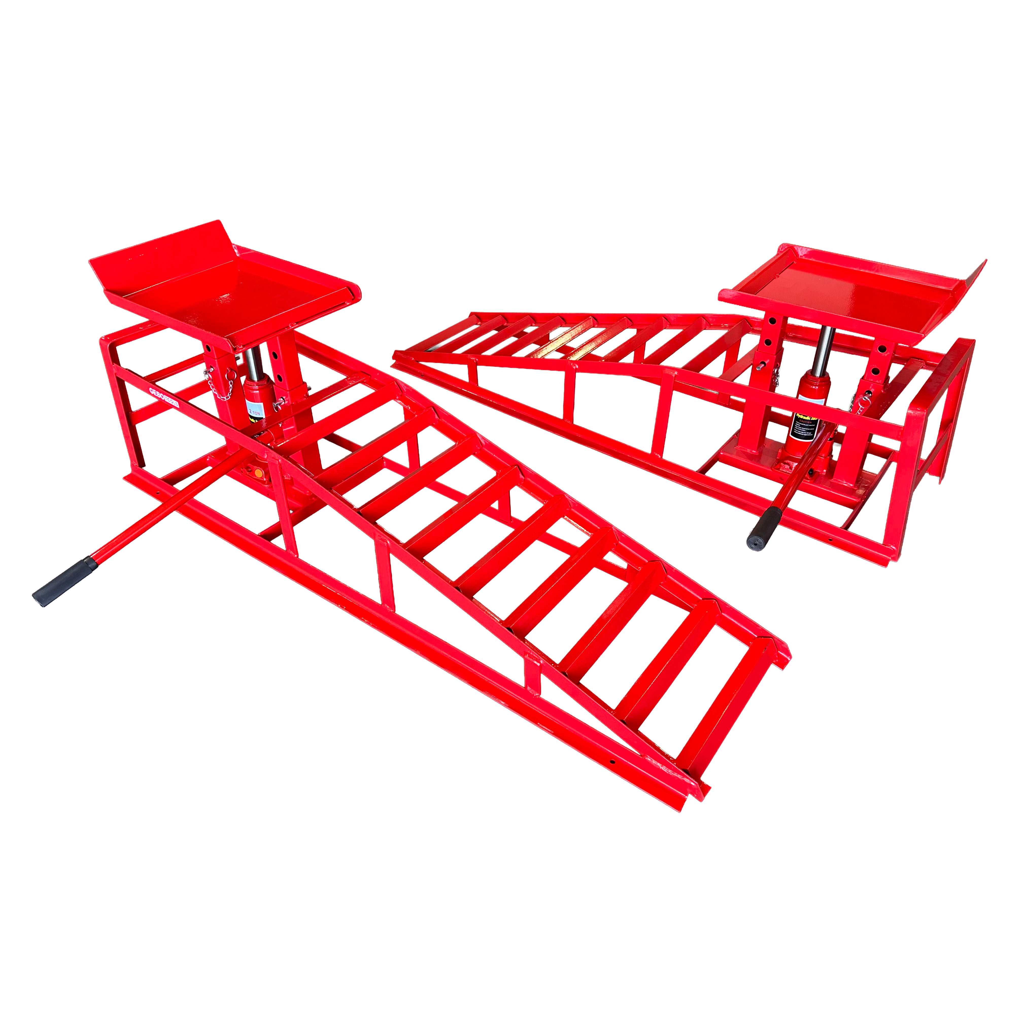 Nájazdové rampy s hydraulickým zdvihom, 2t, Gebo Tools