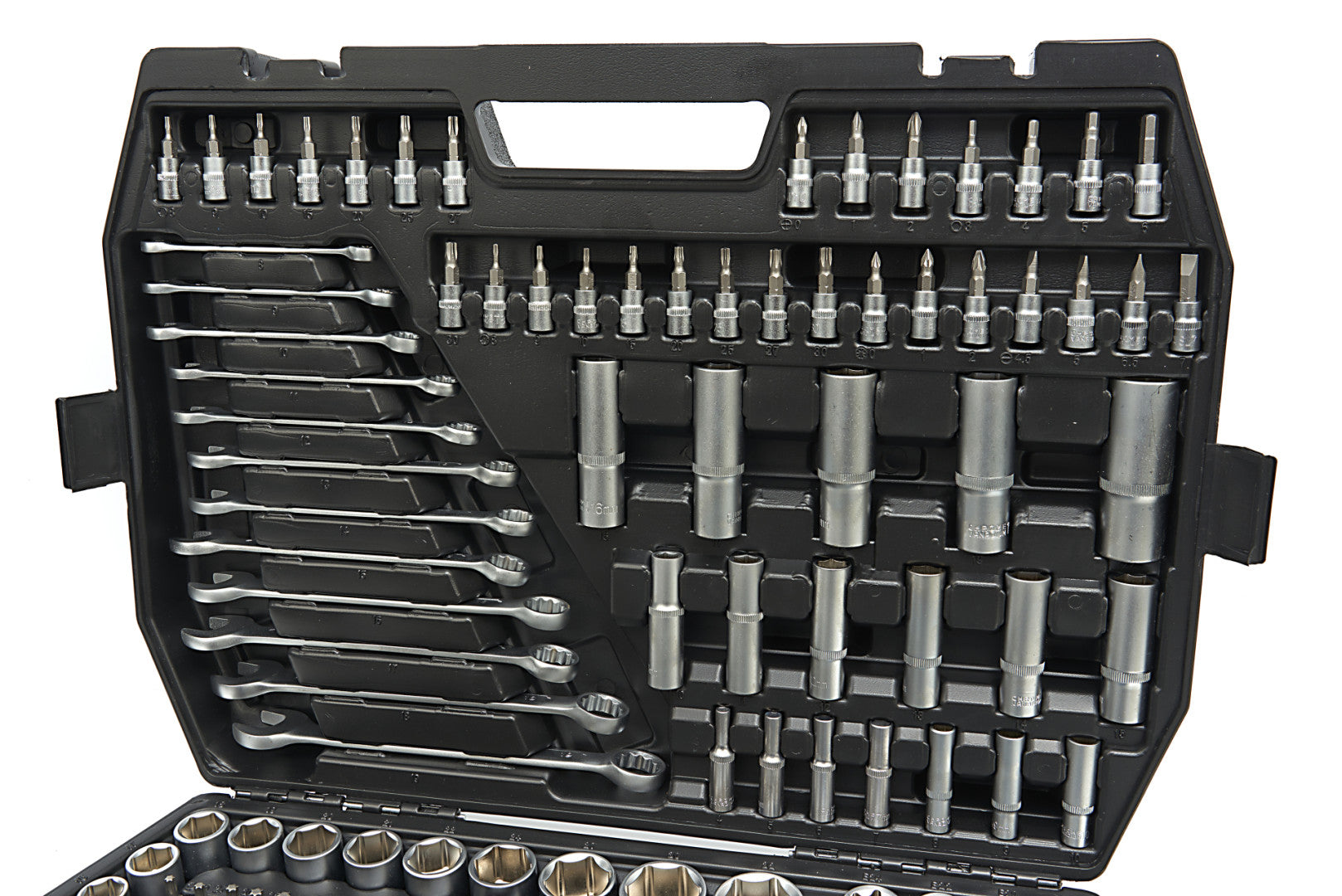 Profesionálna sada náradia s nástrčnými kľúčmi a račňami 1/2'' 3/8'' 1/4'', 216ks HBM Holandsko