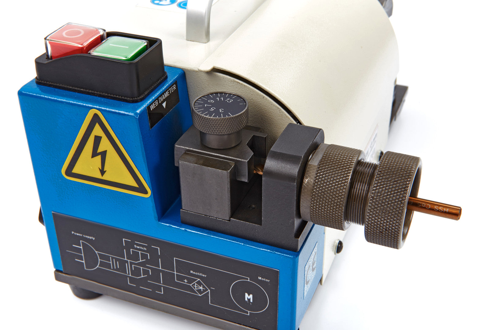 Profesionálna brúska na vrtáky - model 1, do 13mm