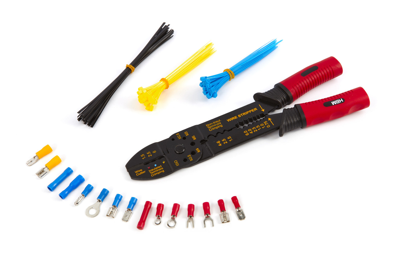 Sada krimpovacích klieští na elektrické koncovky 271ks