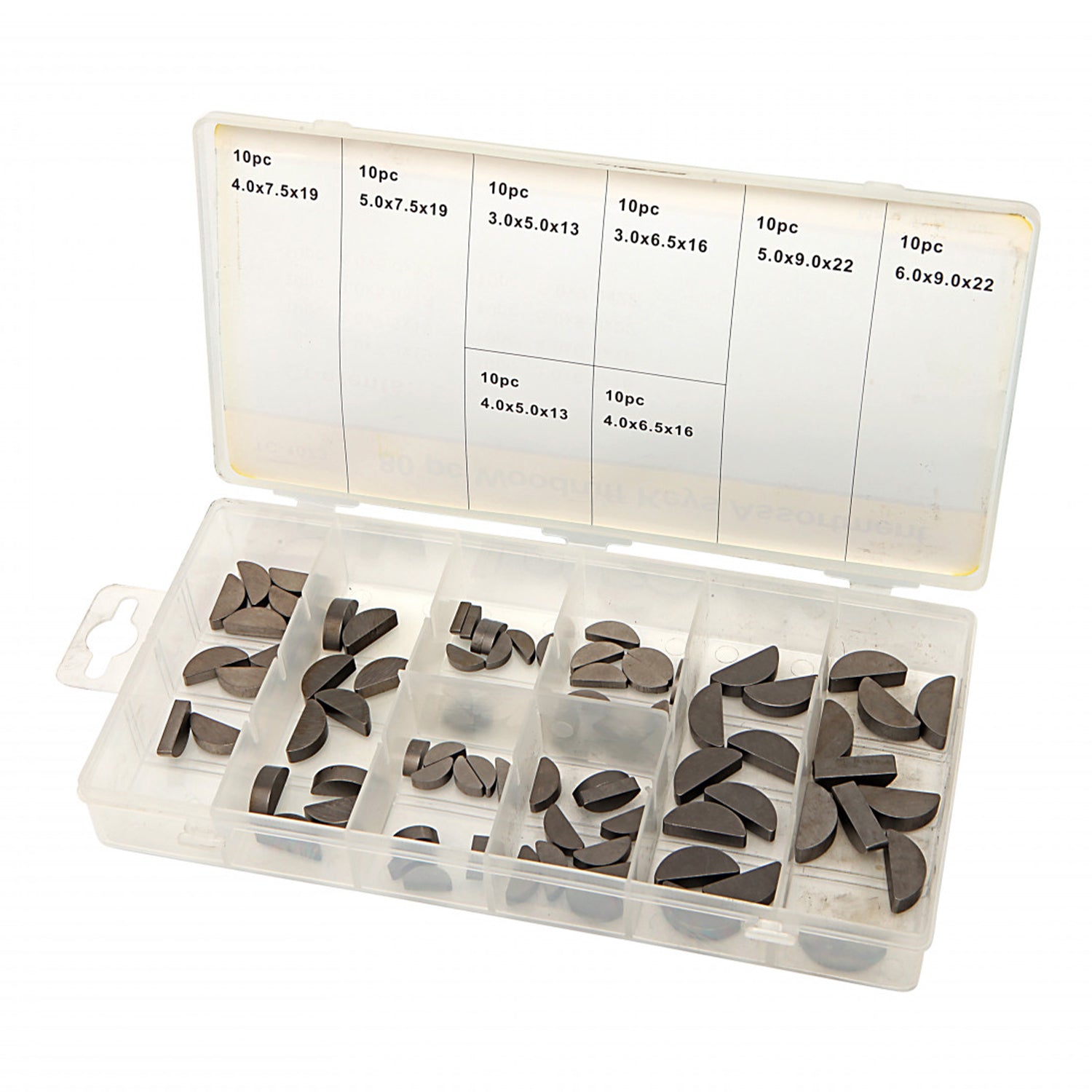 Sada woodruff klinov 80 kusov