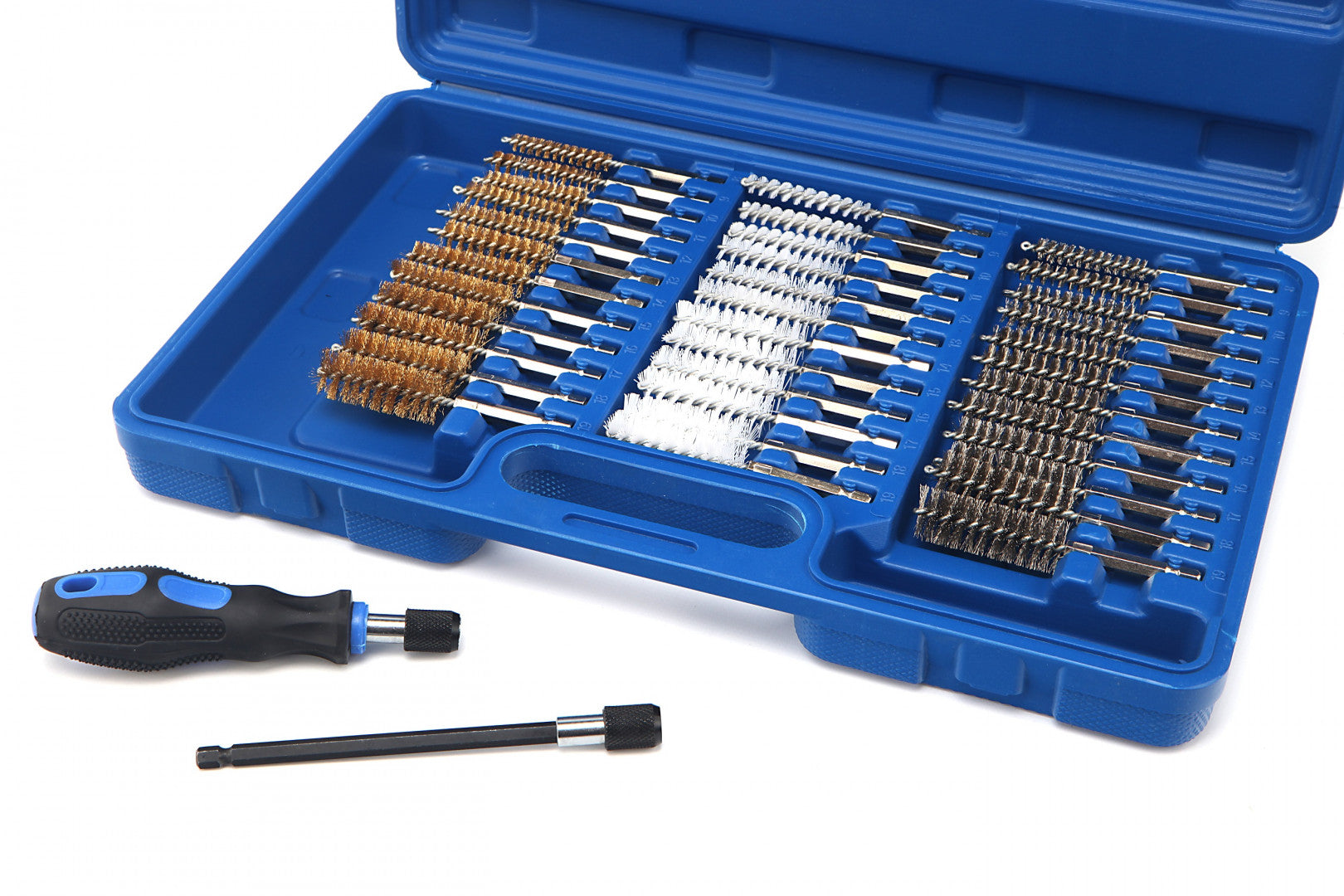 Súprava kefiek na čistenie vstrekovačov 36ks pre AKU vŕtačku