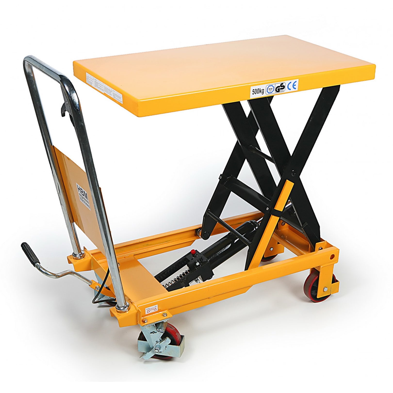 Pojazdný hydraulický zdvíhací nožnicový stôl 500kg