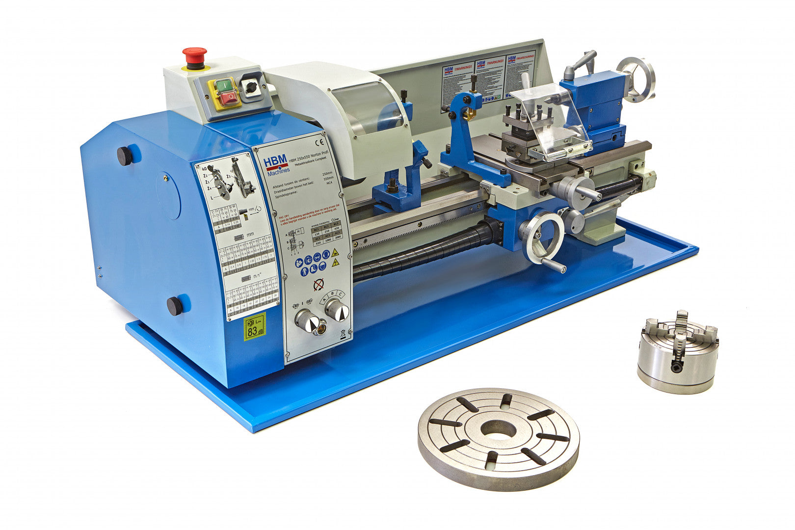 Profesionálny sústruh na kov Norton 250 x 550