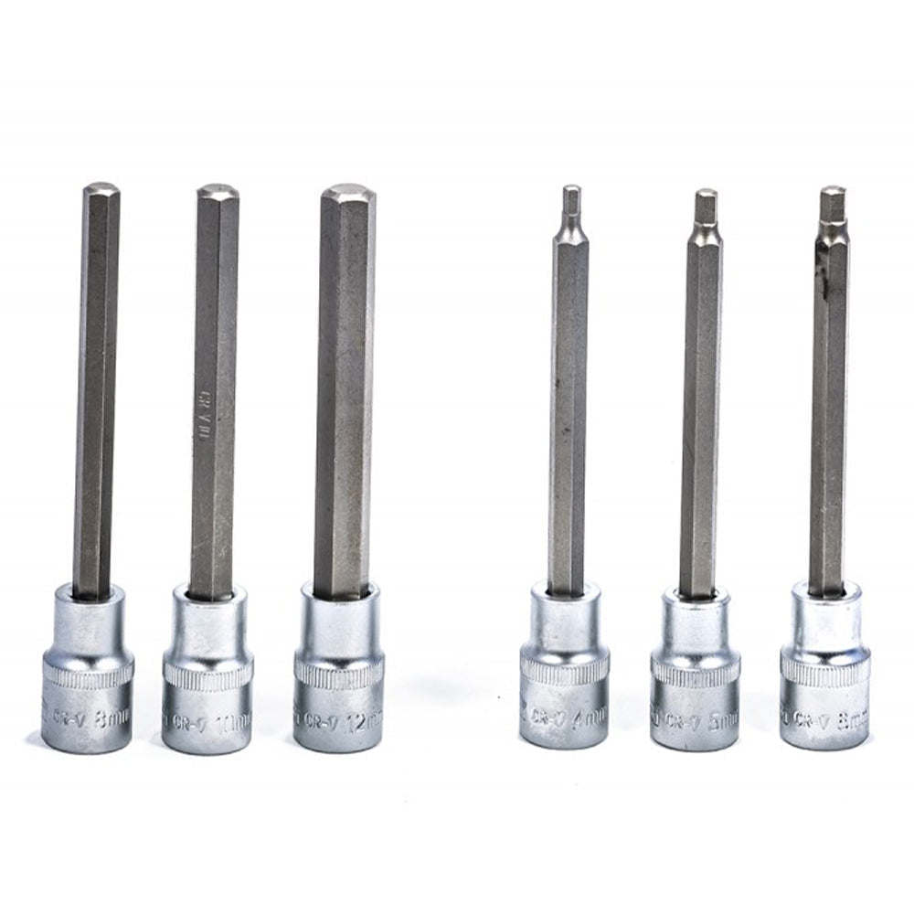 Sada imbus (hex) bitov 1/2 dlhé a krátke h4-h12 12 kusov