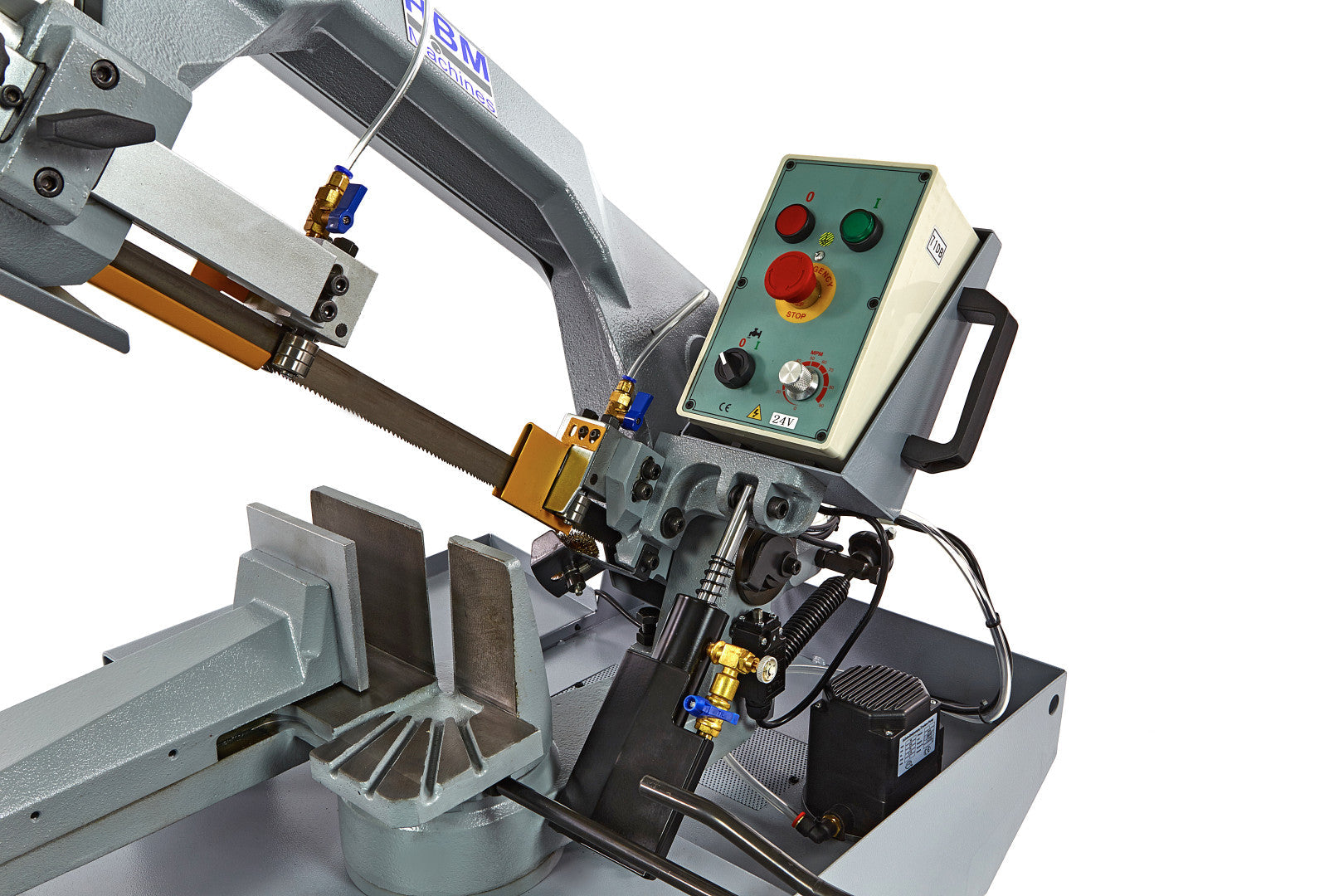 Horizontálna pásová píla na kov, profesionálna 276