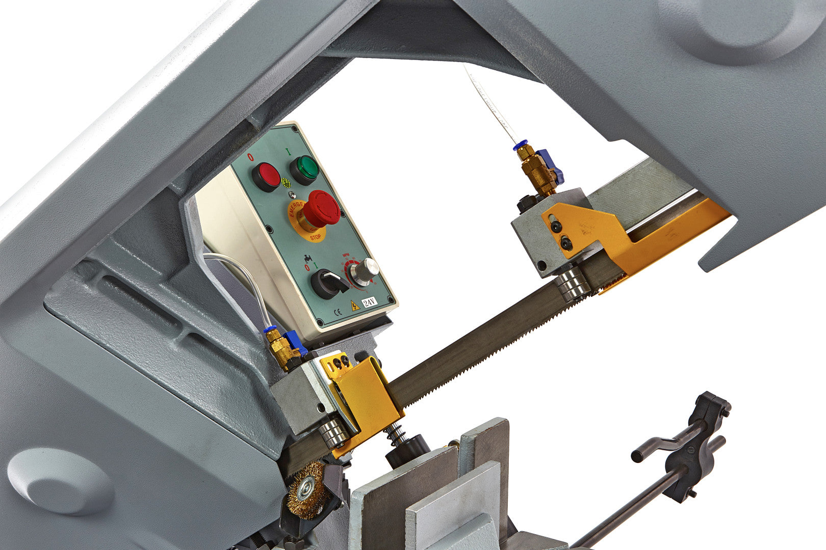 Horizontálna pásová píla na kov, profesionálna 276