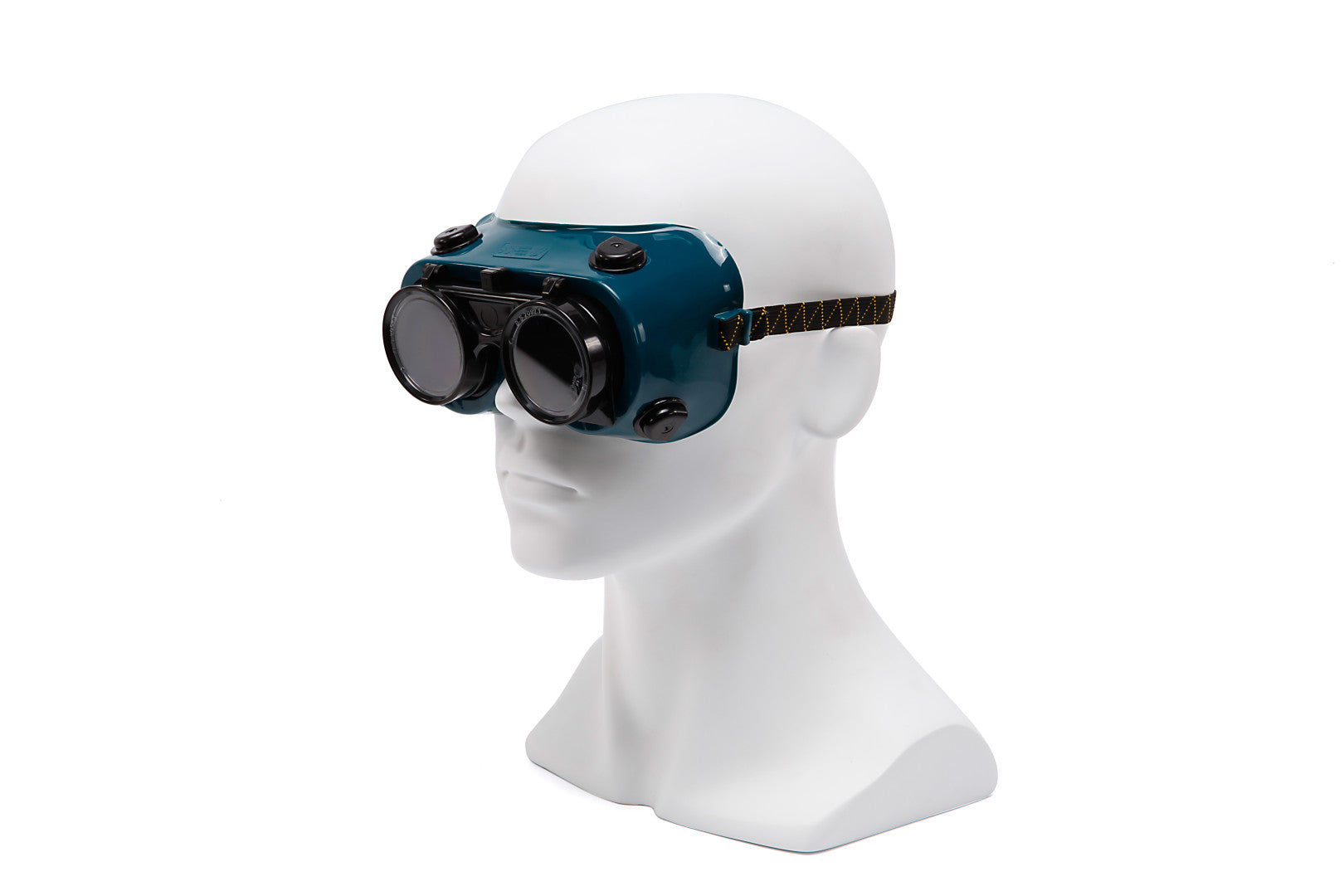 Zváracie ochranné okuliare HBM Deluxe 50 mm čierne