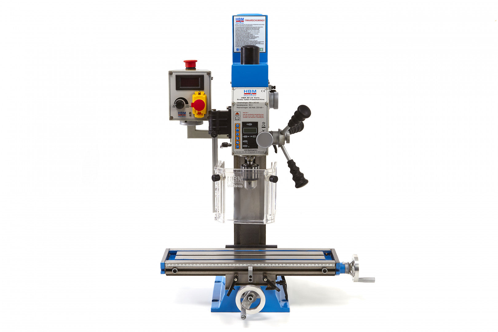 Frézovacia vŕtačka - vyvŕtavacia fréza s veľkým stolom BF16