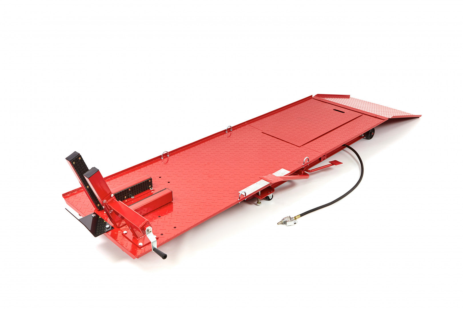 Hydraulicko-pneumatický zdvihák - zdvíhacia plošina pre motocykle s uchytením kolesa 450kg